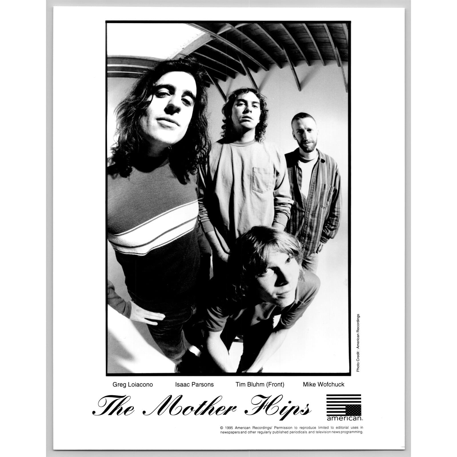 The Mother Hips American Psychedelia Folk Rock Band 80s-90s Music Press Photo