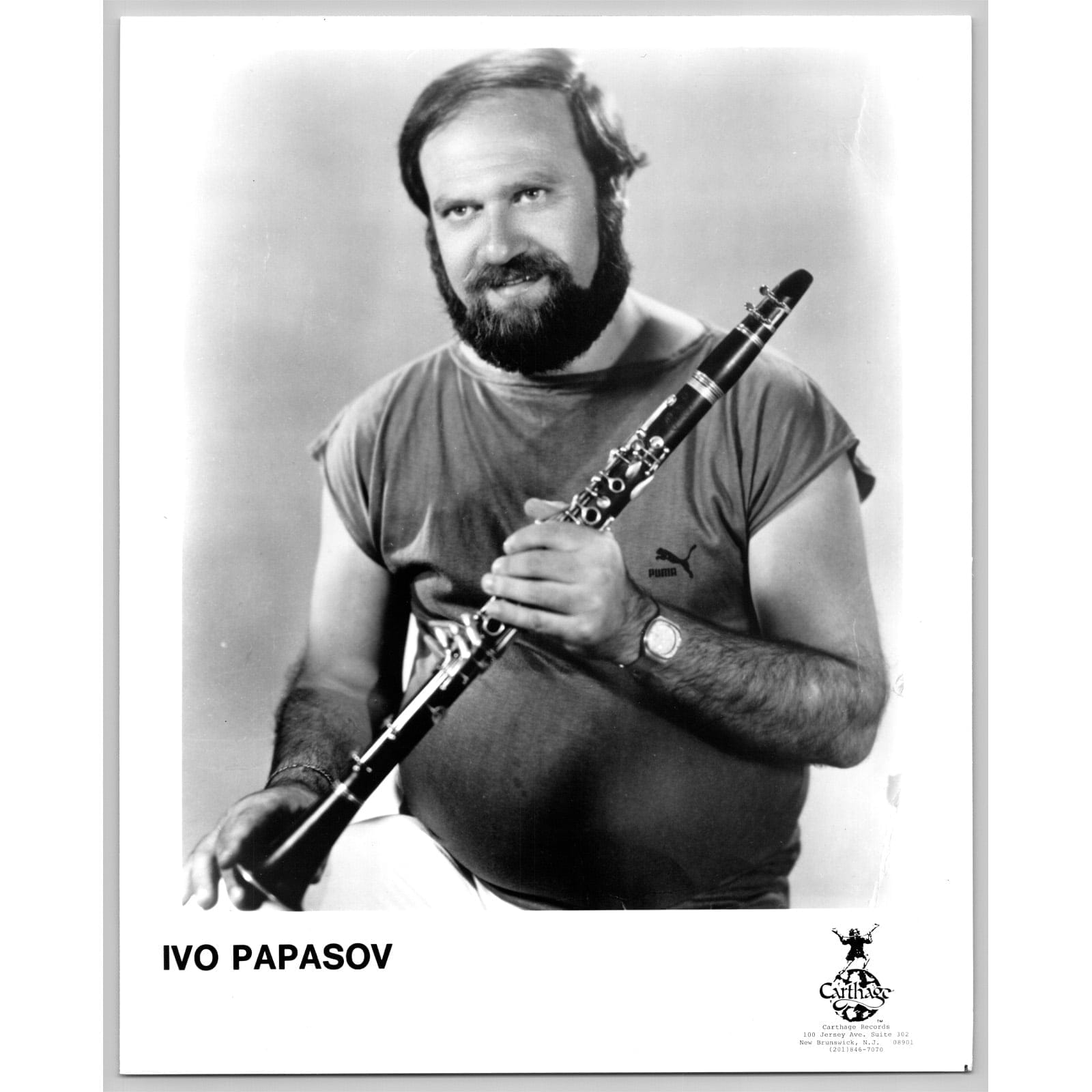 Ivo Papasov Bulgarian Clarinetist Folk Jazz 80s-90s Glossy Music Press Photo