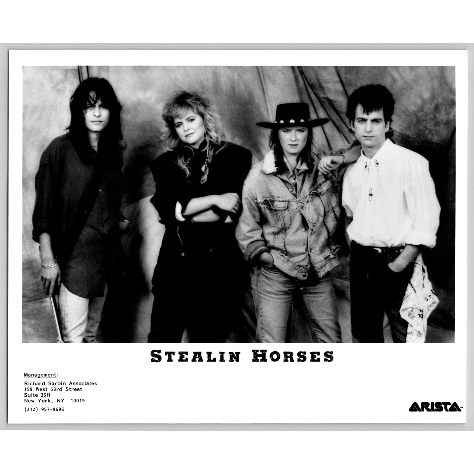 Stealin' Horses Traditional Country Rock Band 80s-90s Glossy Music Press Photo