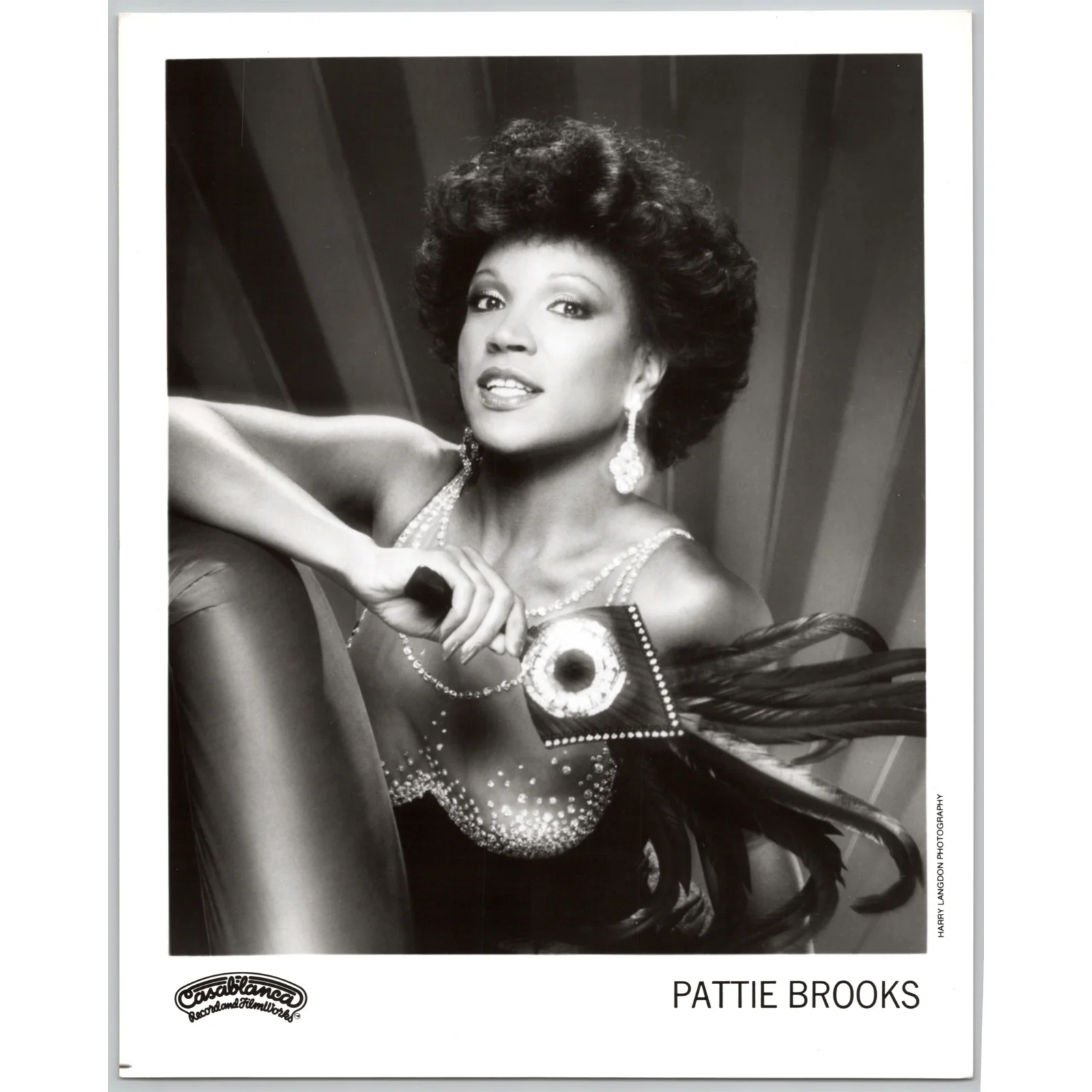 Pattie Brooks American Disco R&B Funk Soul Singer 80s-90s Music Press Photo