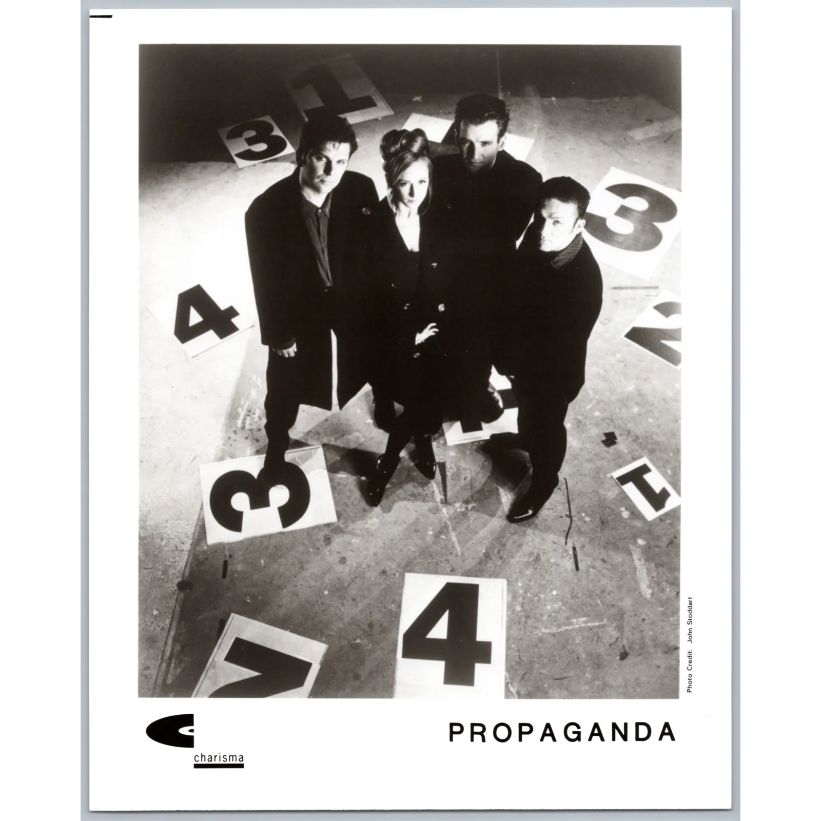 Propaganda Synth-Pop New Wave Electronic Band 80s-90s Glossy Music Press Photo