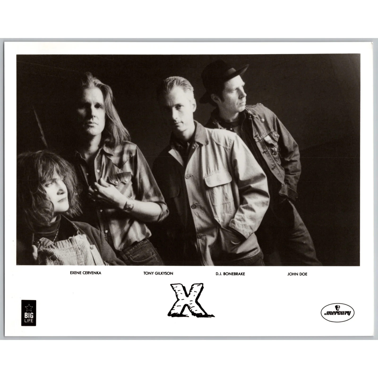 X Seminal American Punk Alternative Rock Band Pioneers 80s-90s Music Press Photo