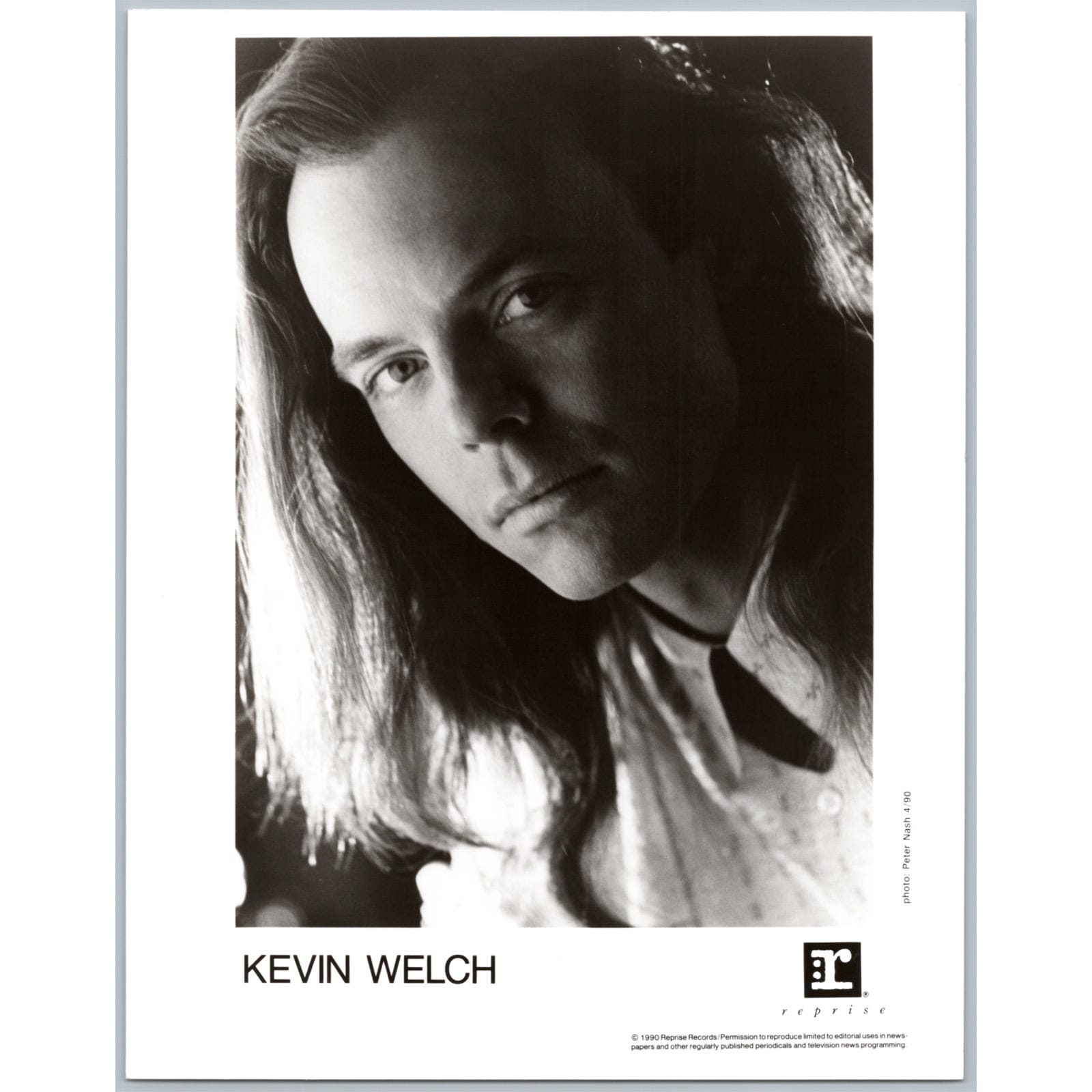 Kevin Welch Americana Country  Singer Songwriter 80s-90s  Music Press Photo
