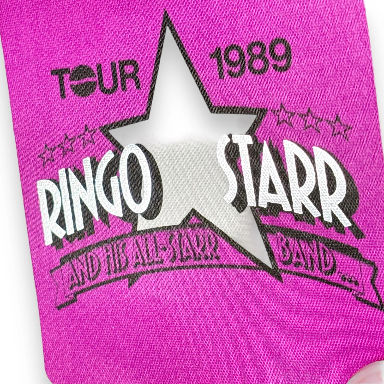 1989 Ringo Starr All-Starr Band Concert for All Generations Tour Unused Pass