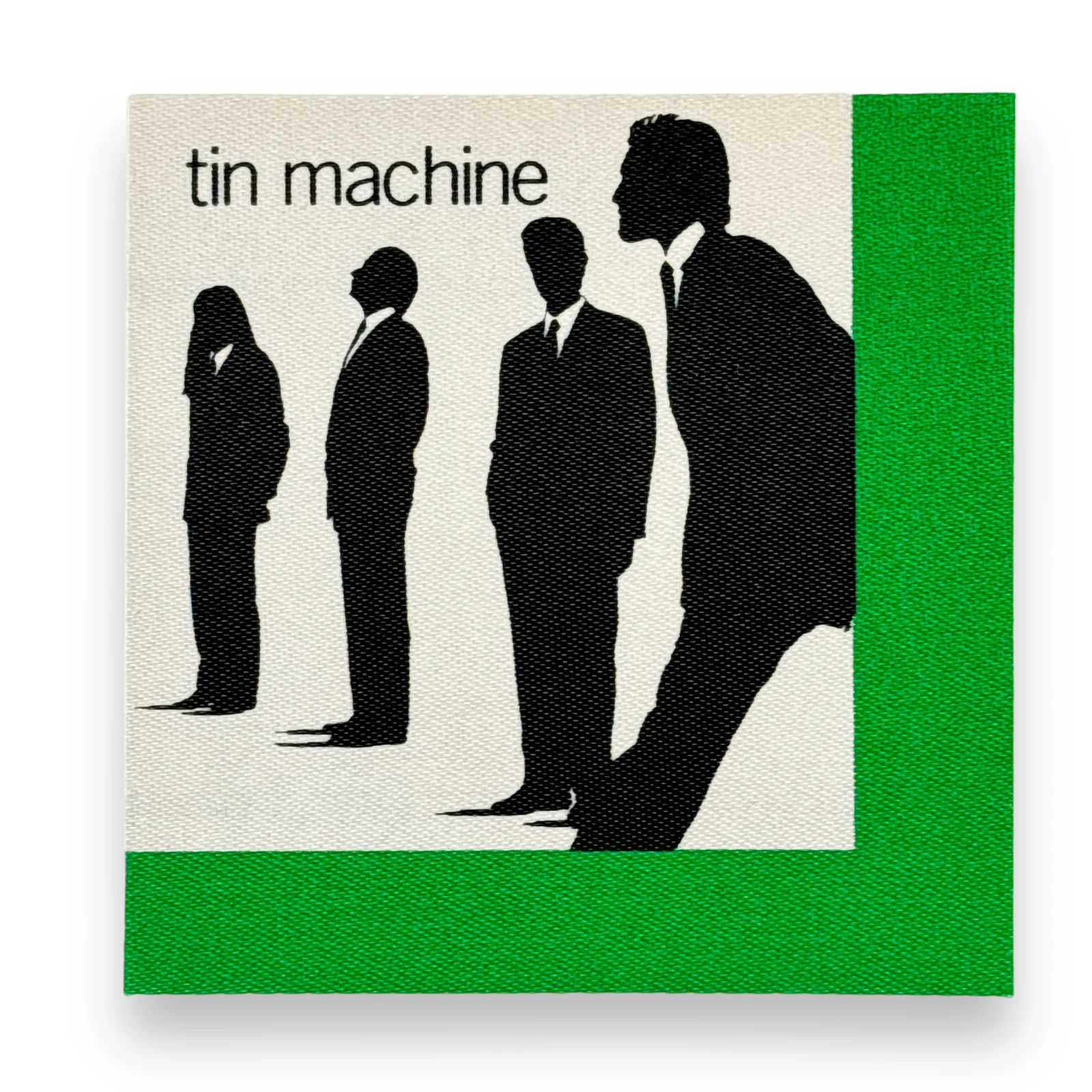 1989 Tin Machine David Bowie Green Unused Satin Backstage Concert Access Pass