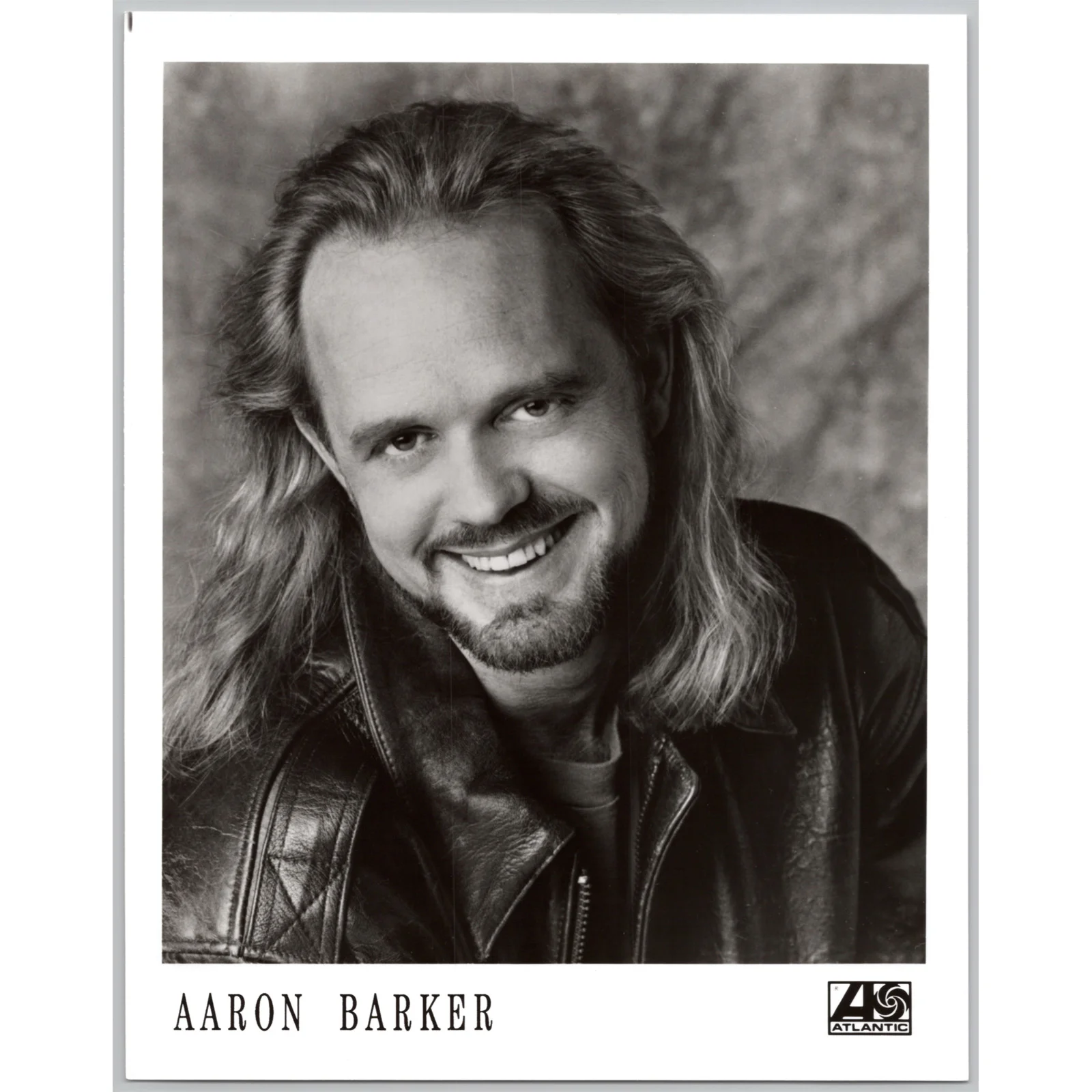 Aaron Barker American Country Singer Songwriter 80s-90s Glossy Music Press Photo