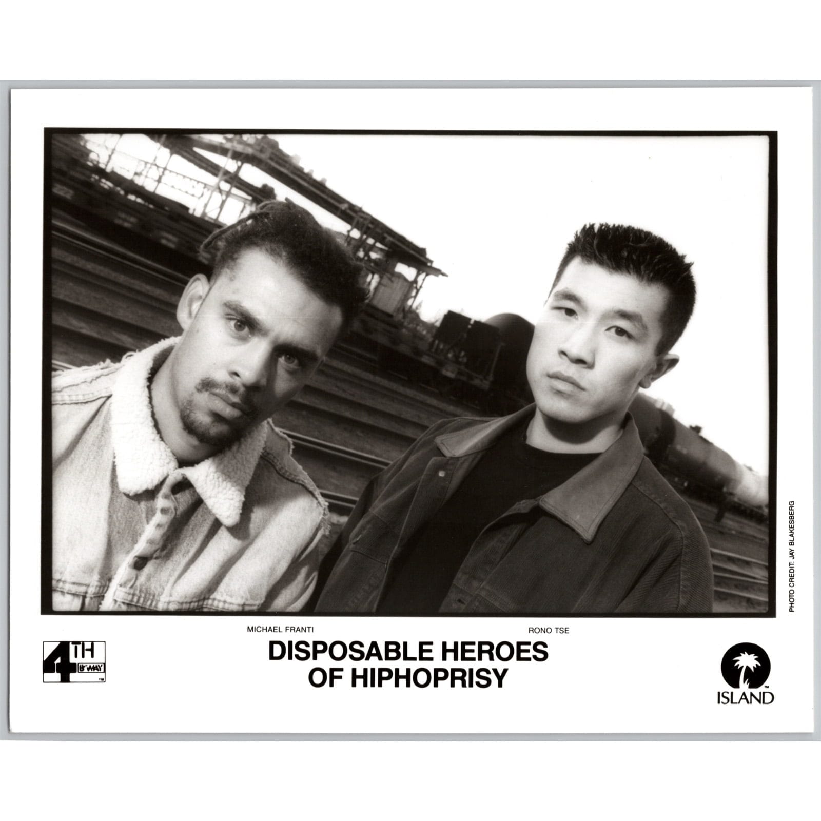 Disposable Heroes of Hiphoprisy Alternative Hip-Hop 80s-90s Music Press Photo