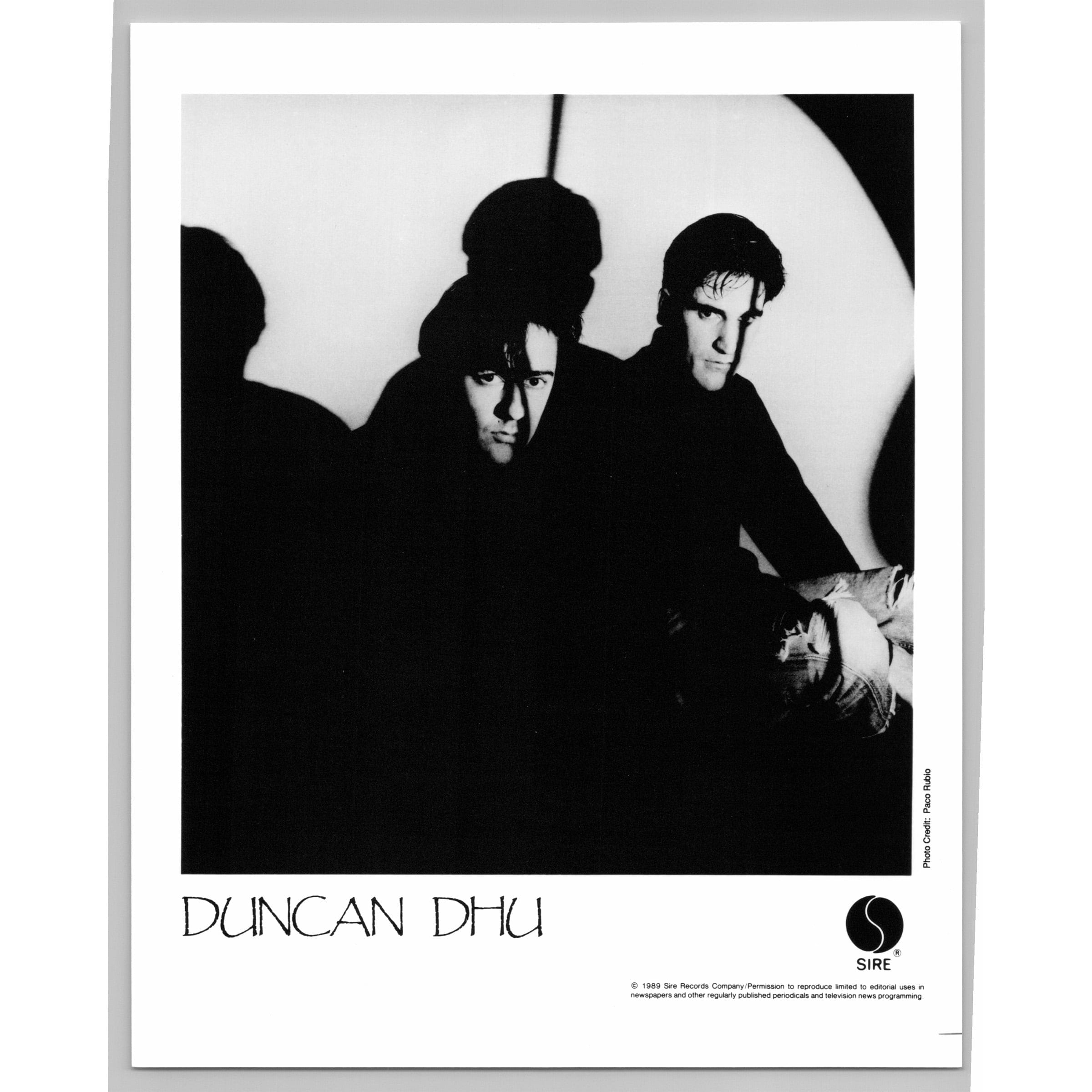 Duncan Dhu Spanish Rockabilly Post-Modern Pop Rock 80s-90s Music Press Photo