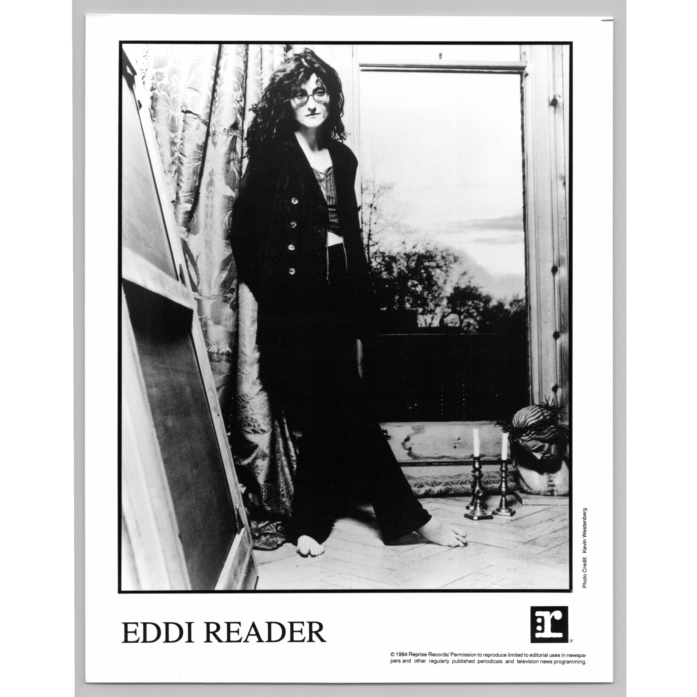 Eddi Reader Folk Singer Fairground Attraction 80s-90s Glossy Music Press Photo