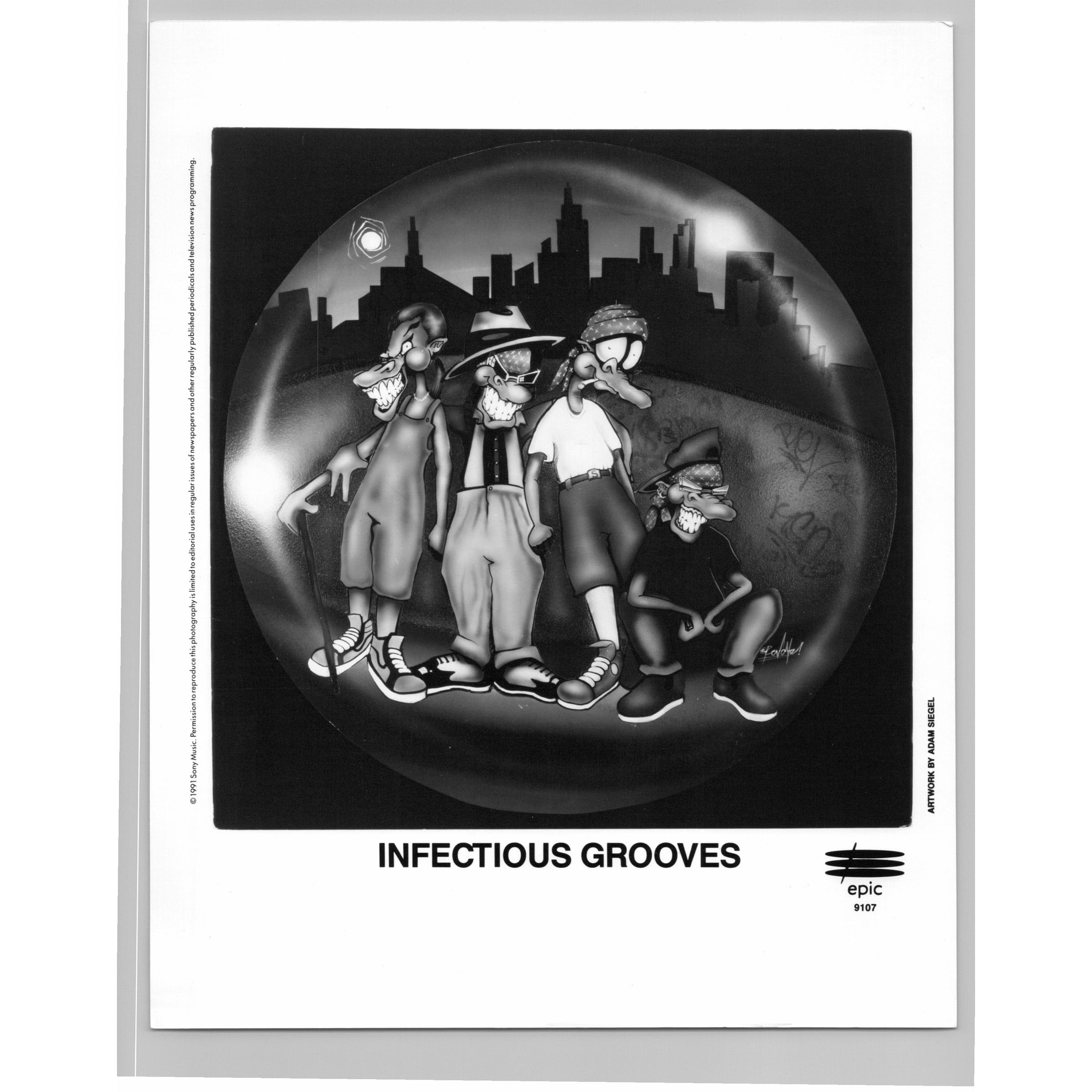 Infectious Grooves American Funk Metal Band 80s-90s Glossy Music Press Photo