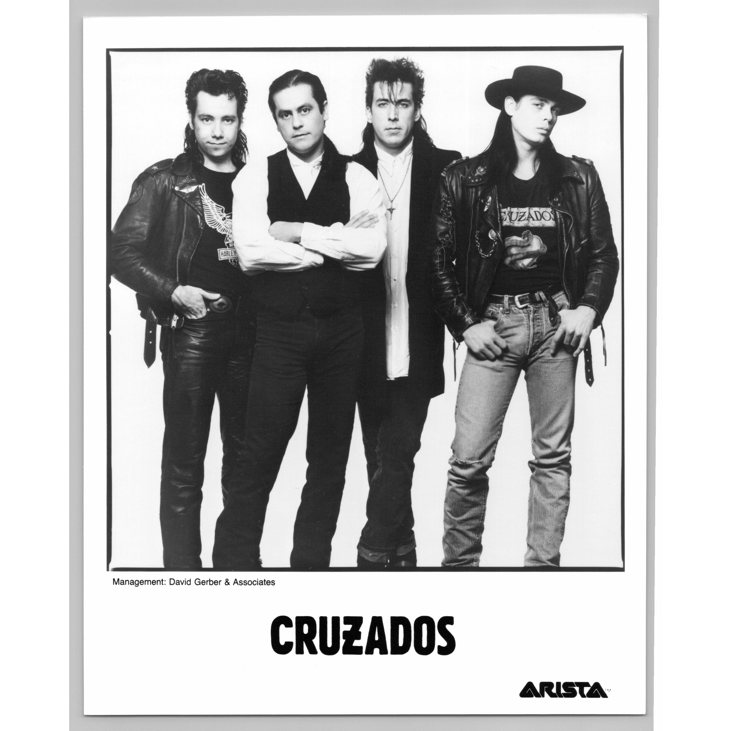 Cruzados Los Angeles CA Latin Pop Rock Band 80s-90s Glossy Music Press Photo