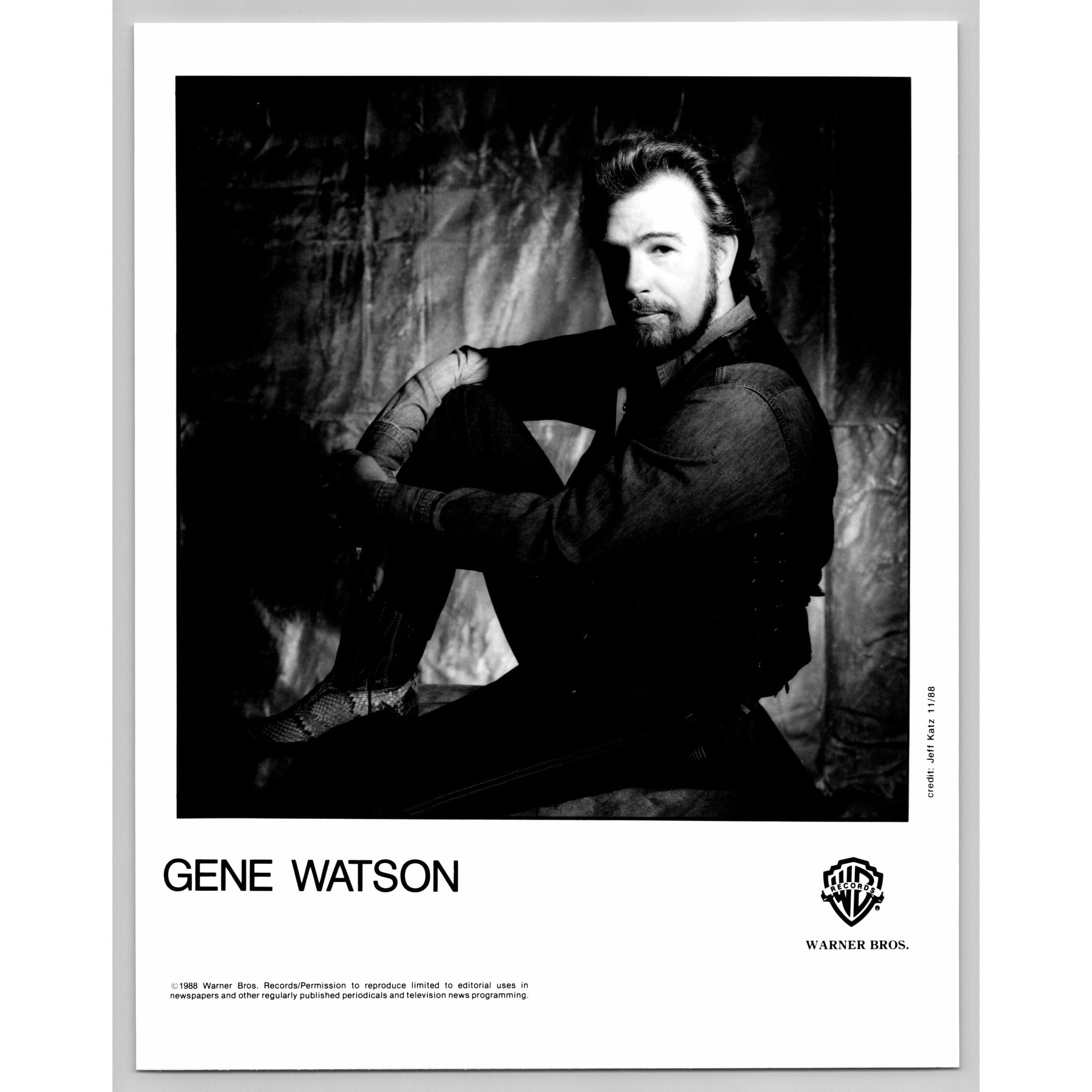 Gene Watson American Country Singer and Guitarist 80s-90s Music Press Photo