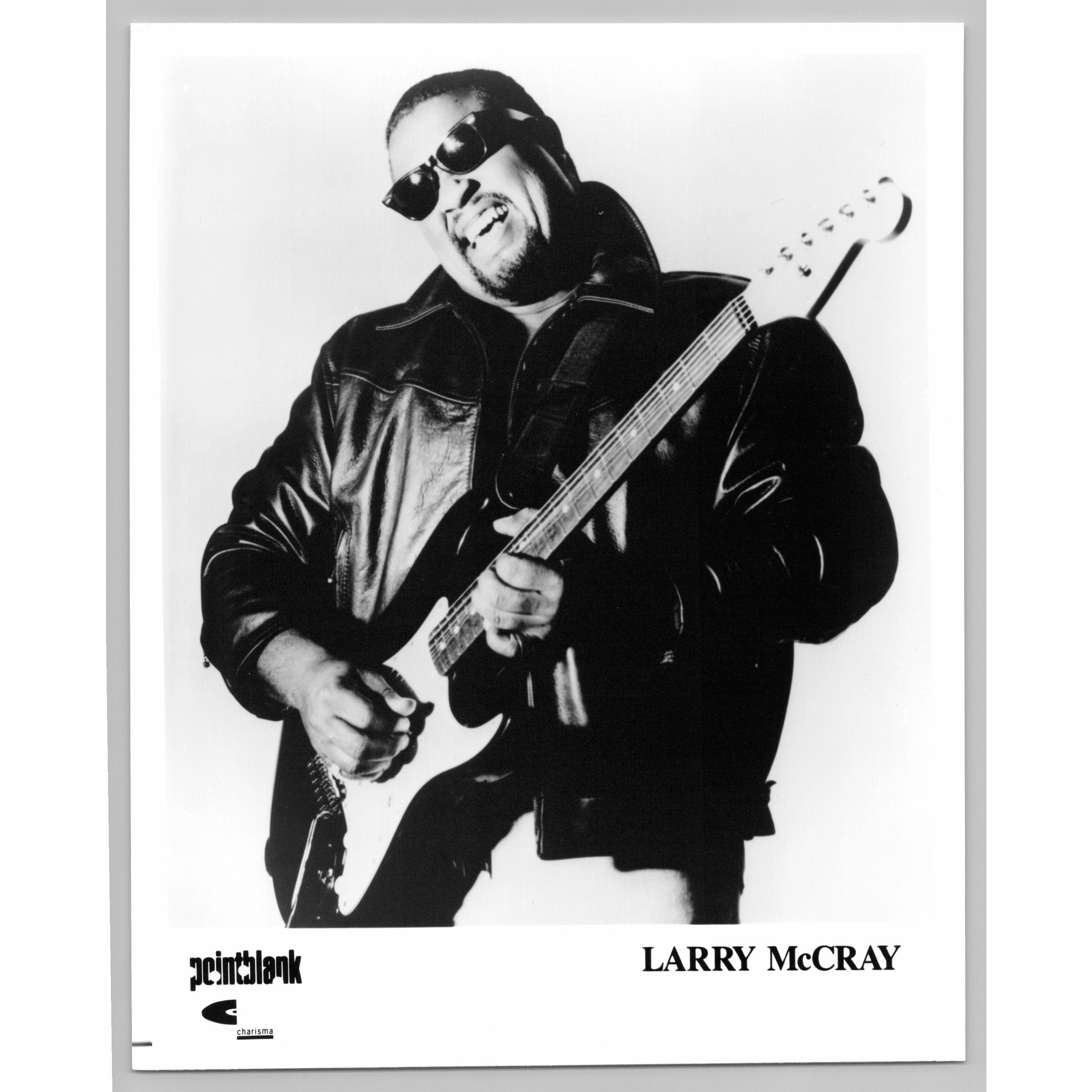 Larry McCray American Blues Guitarist Singer 80s-90s Glossy Music Press Photo