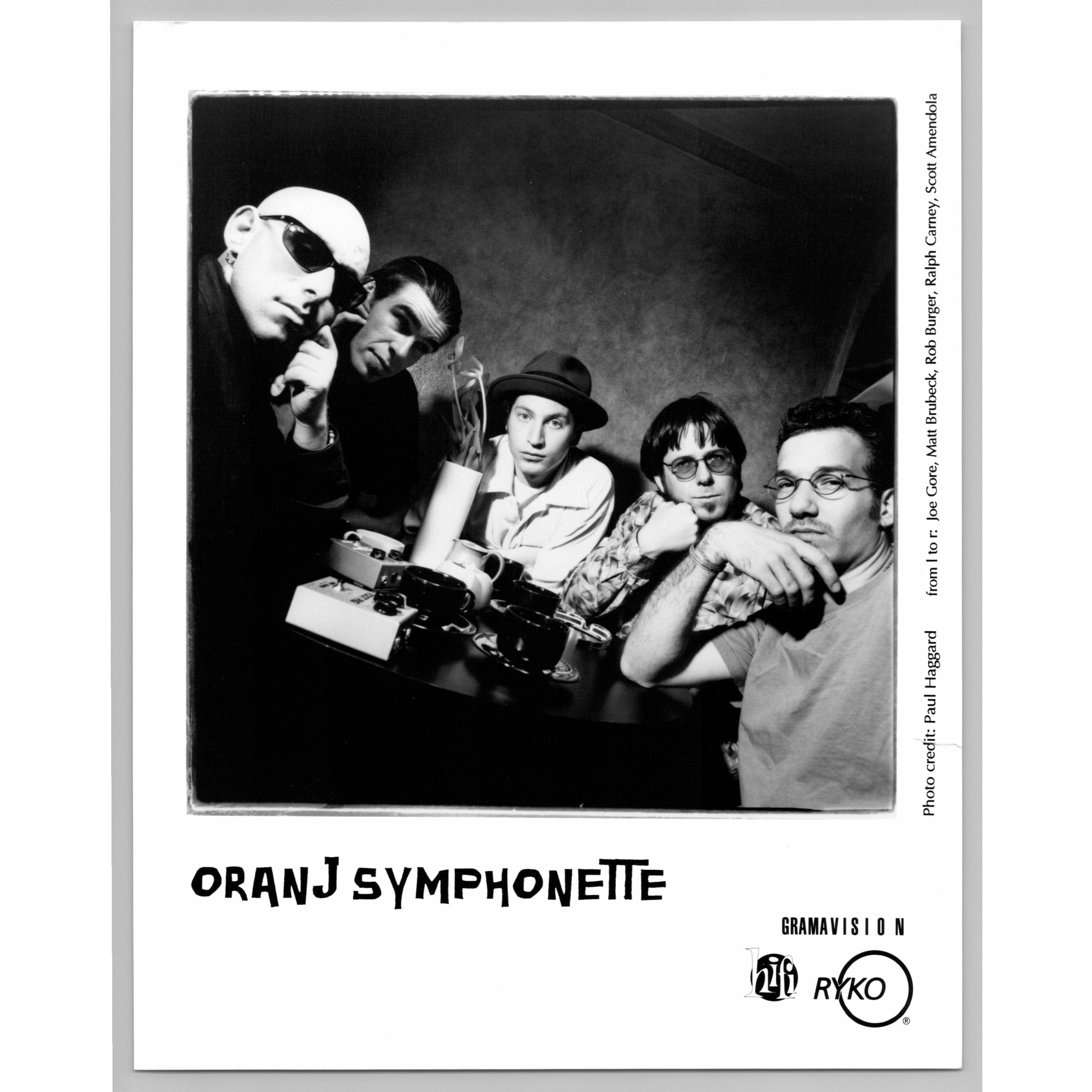 Oranj Symphonette Experimental Jazz Rock Quintet 80s-90s  Music Press Photo