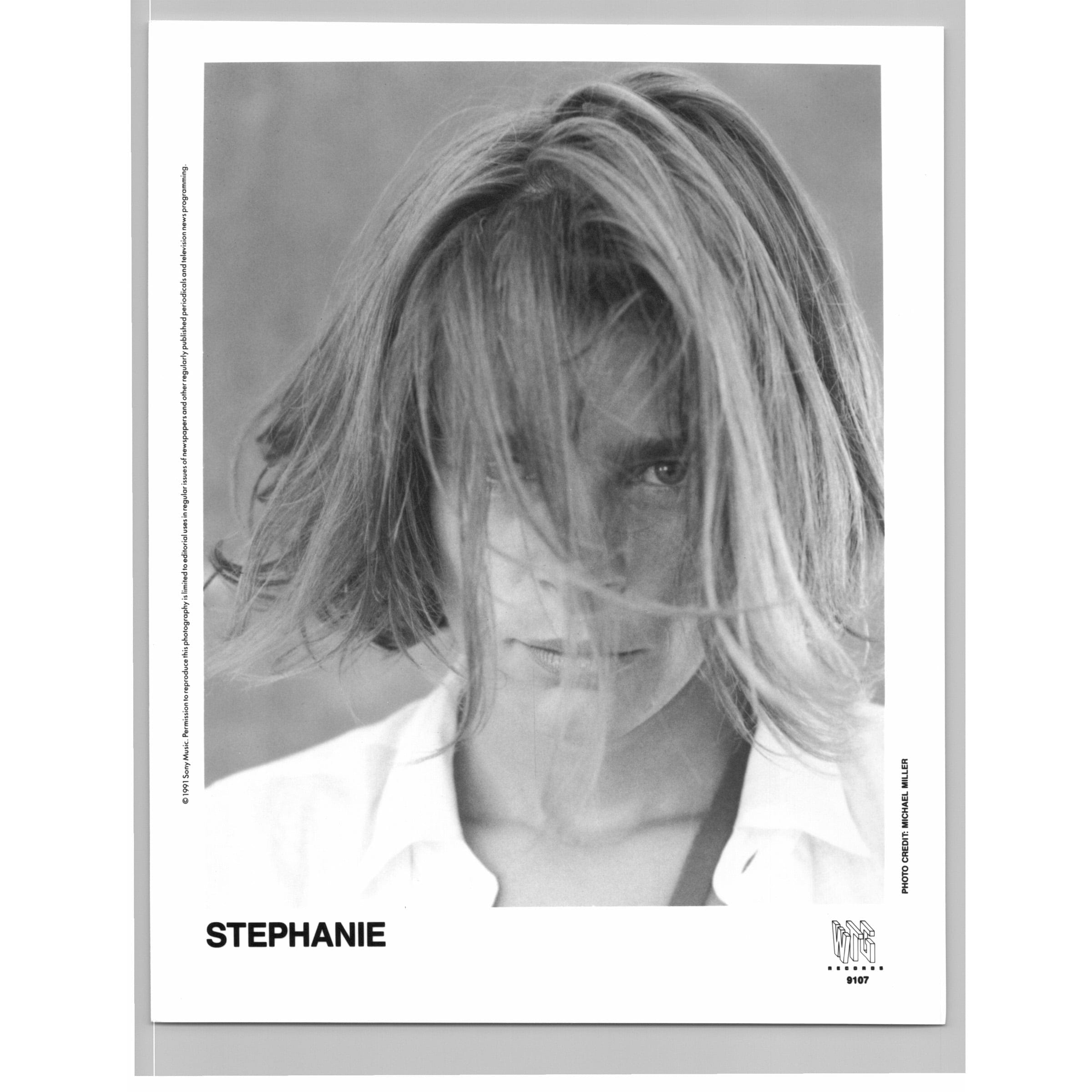 Princess Stephanie Electronic Rock Pop Ballad Singer 80s-90s Music Press Photo