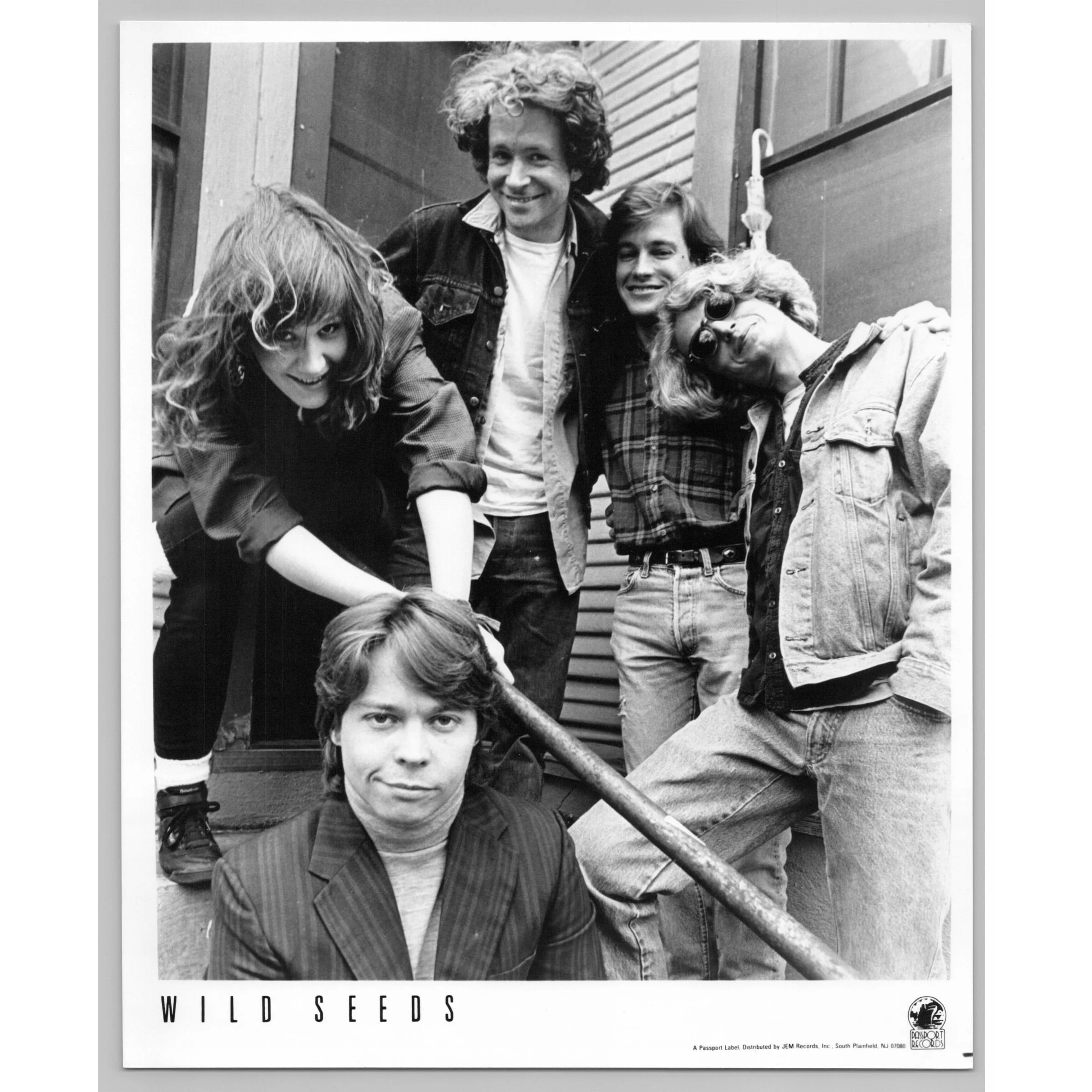 Wild Seeds Texas Roots Rock Post-Punk Band 80s-90s Glossy Music Press Photo