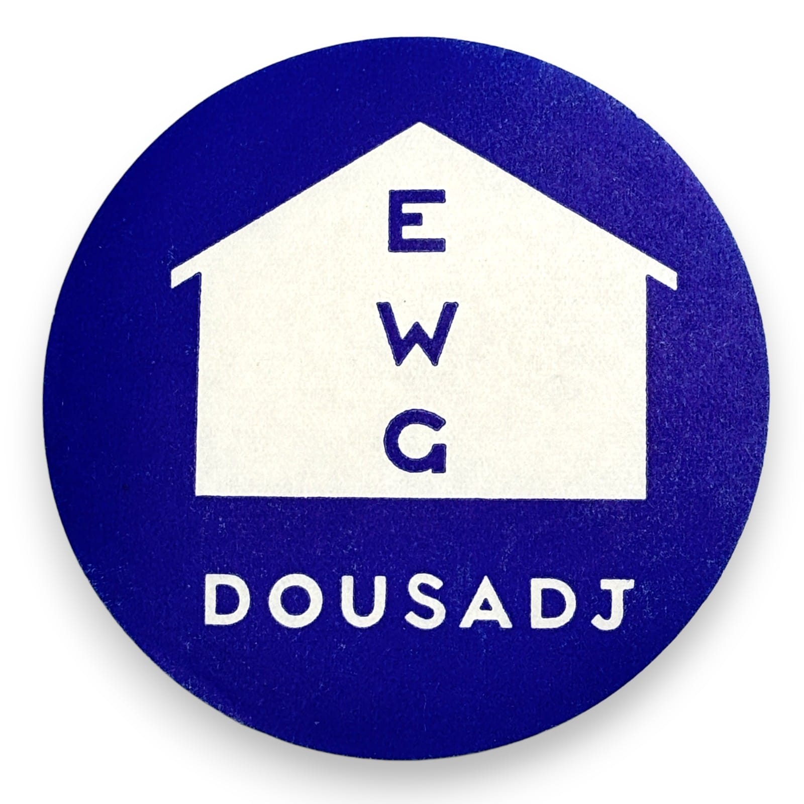 1963 European Working Group Dousadj Iran Earthquake Reconstruction Scarce Decal