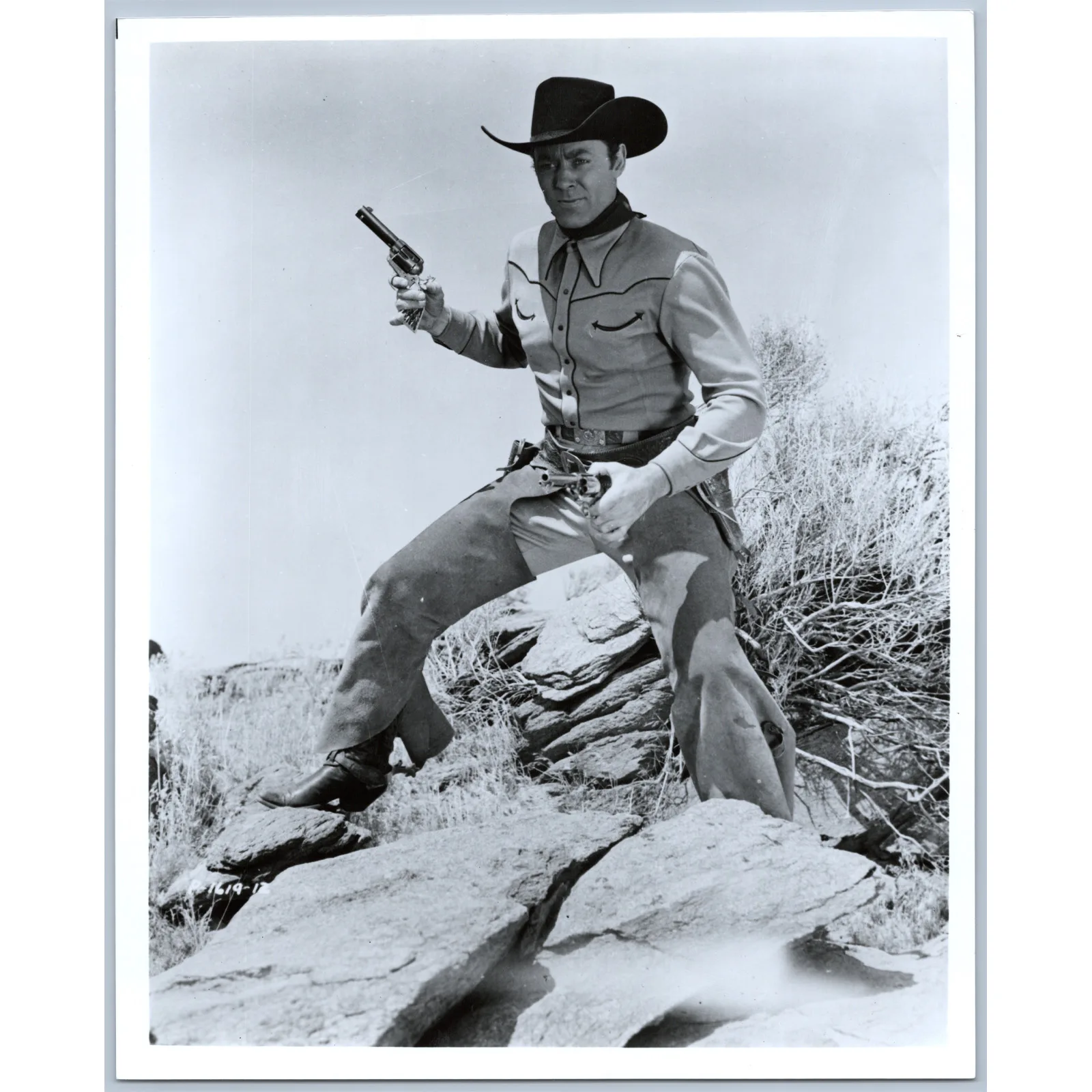 c.1947 Allan Lane Red Ryder Oregon Trail Scouts Actor Original Publicity Photo