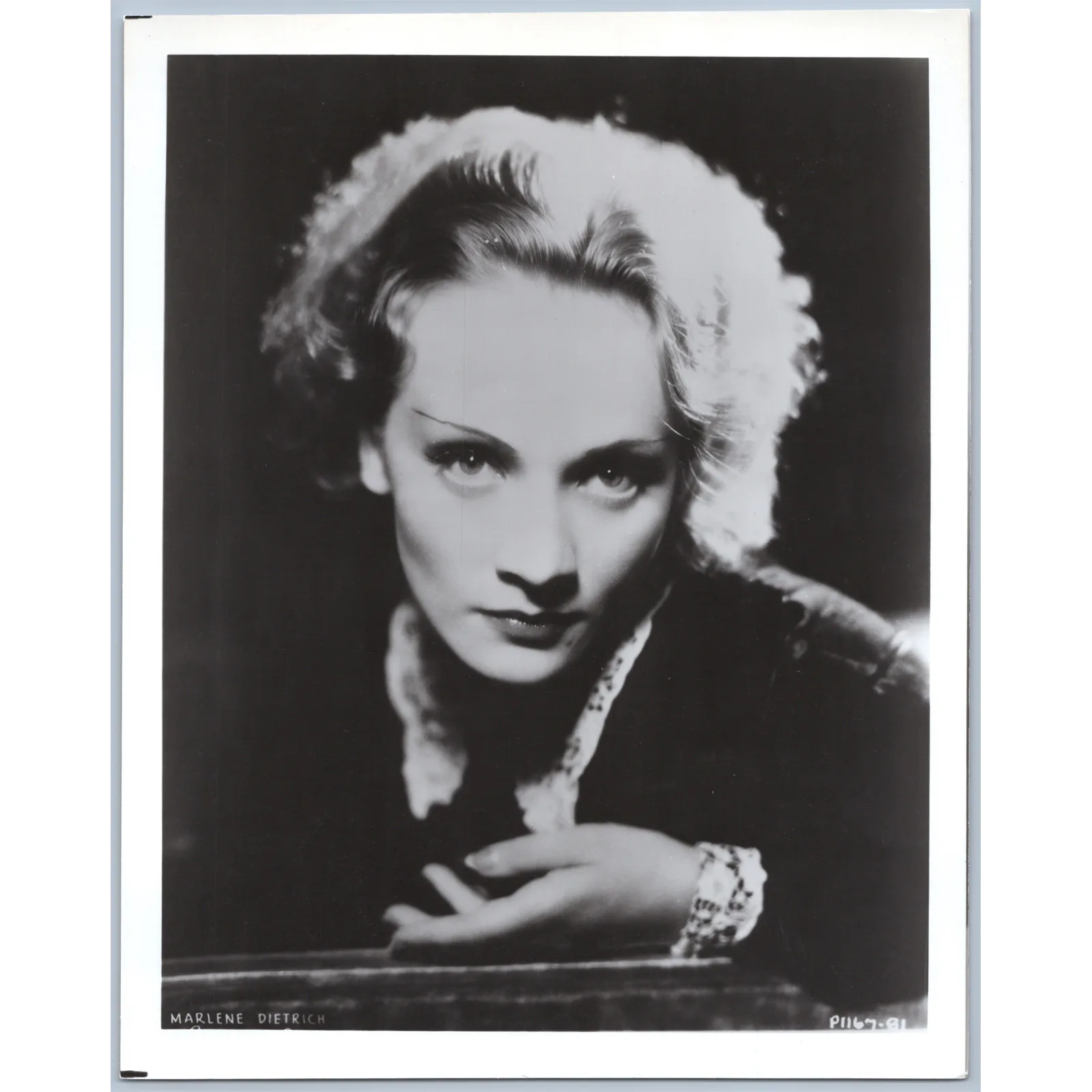 c.1940 Marlene Dietrich German Androgynous Film Actress Original Publicity Photo