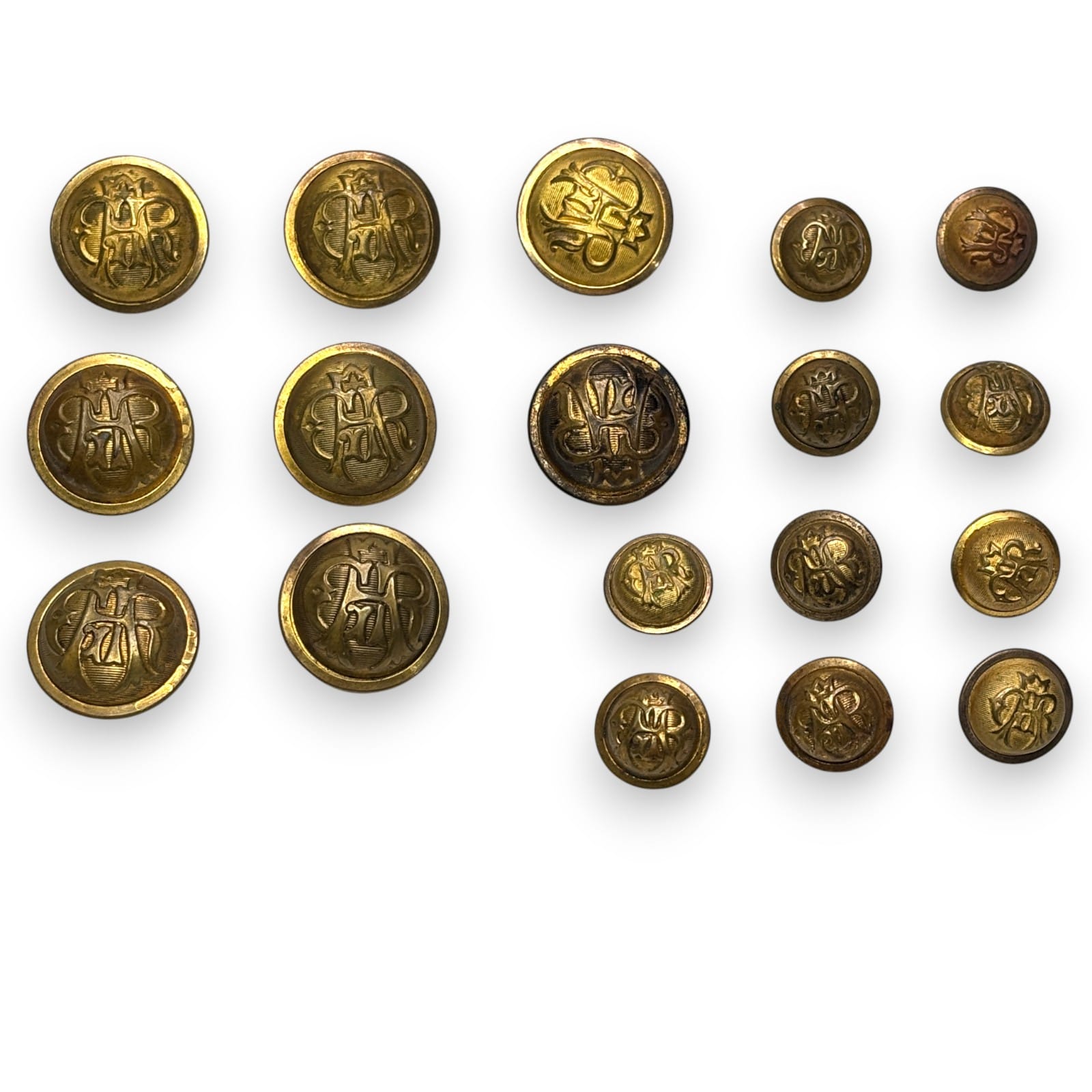 c.1890s GAR Grand Army Republic Uniform Buttons Goodwin Cumner Jones Lot of 18