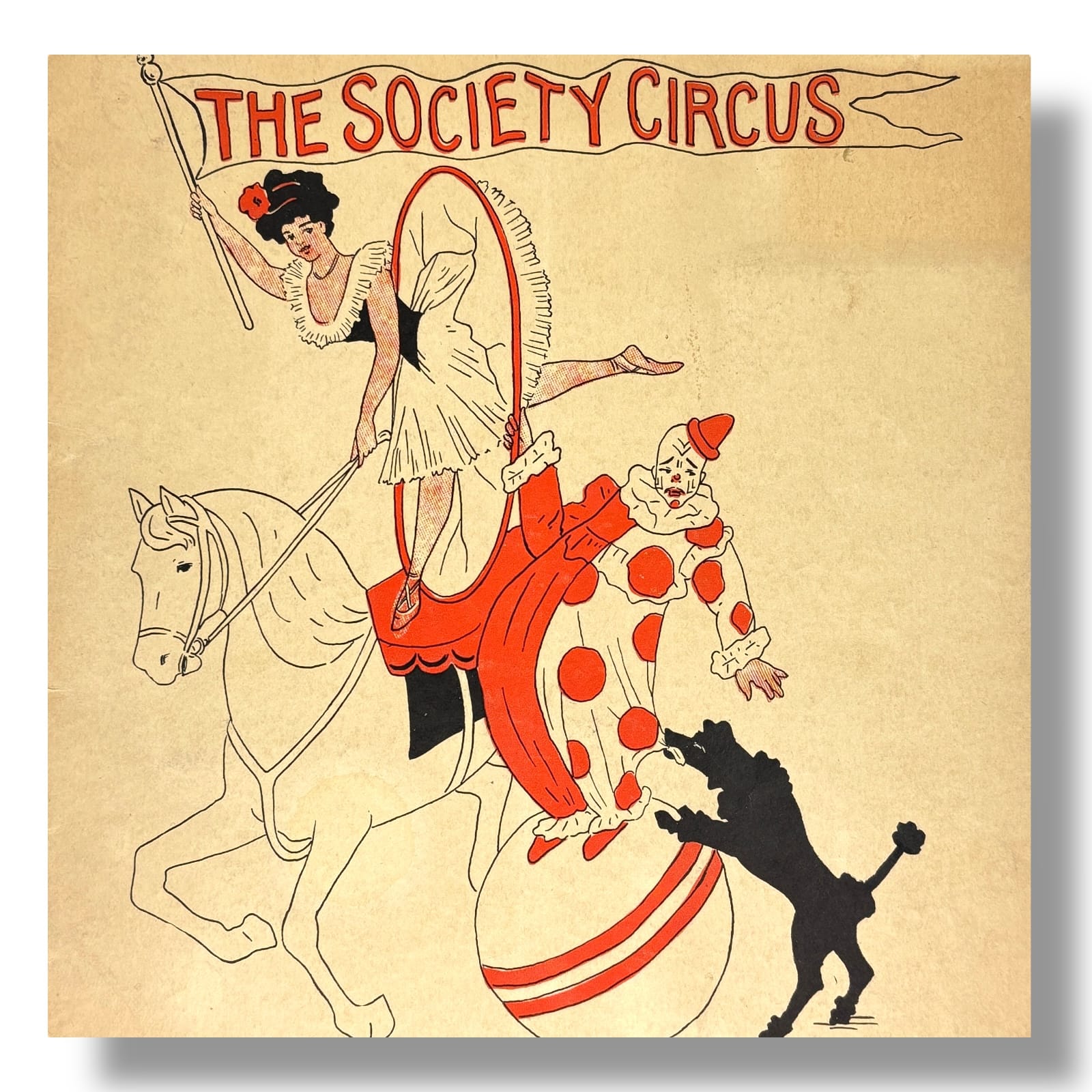 Antique 1915 Society Circus Program Rochester New York Public Health Fundraiser