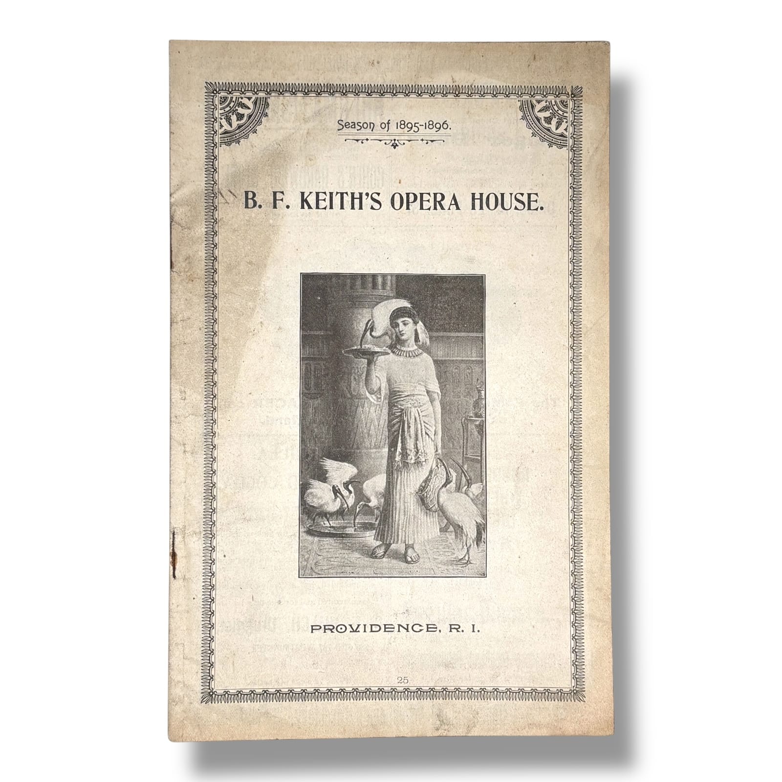1896 Providence RI B. F. Keith’s Opera House Theatre Program The Rainmakers