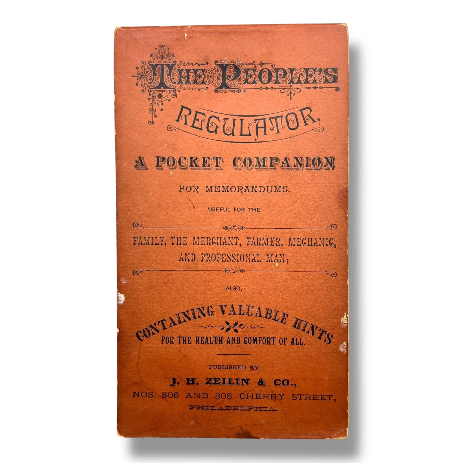 1883-1885 Simmons Liver Regulator Quack Medicine Pocket Companion Zeilin Co