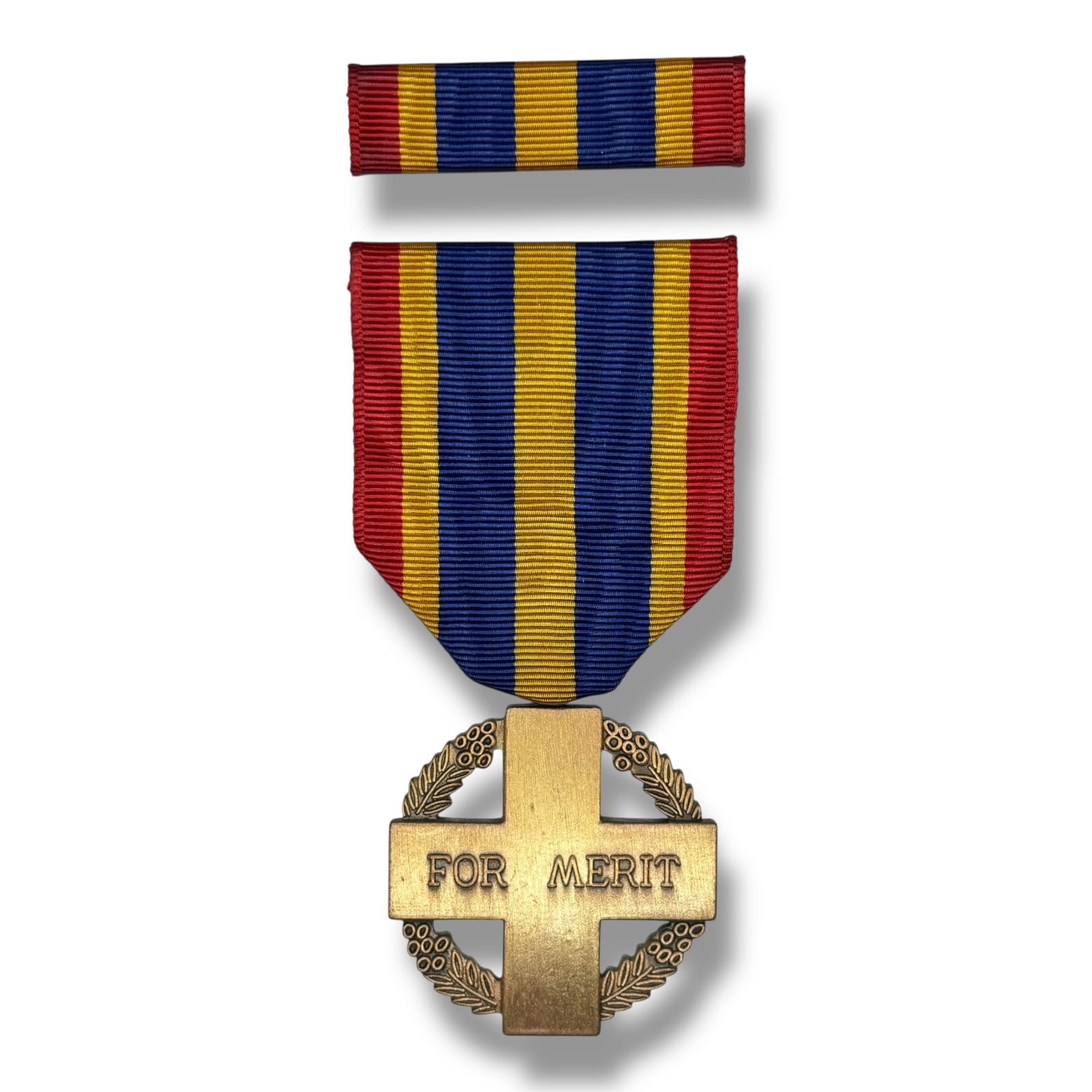 c.1950s Vanguard For Merit Medal and Ribbon Bar Set Attleboro Massachusetts