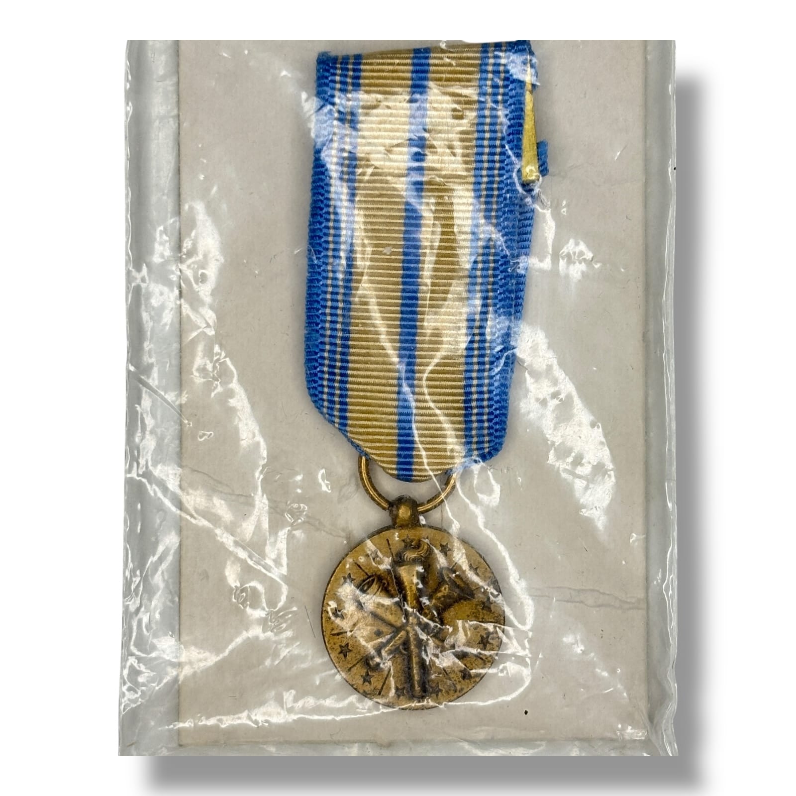 U.S. Armed Forces Expeditionary Miniature Medal Sealed c.1960s Vietnam Era