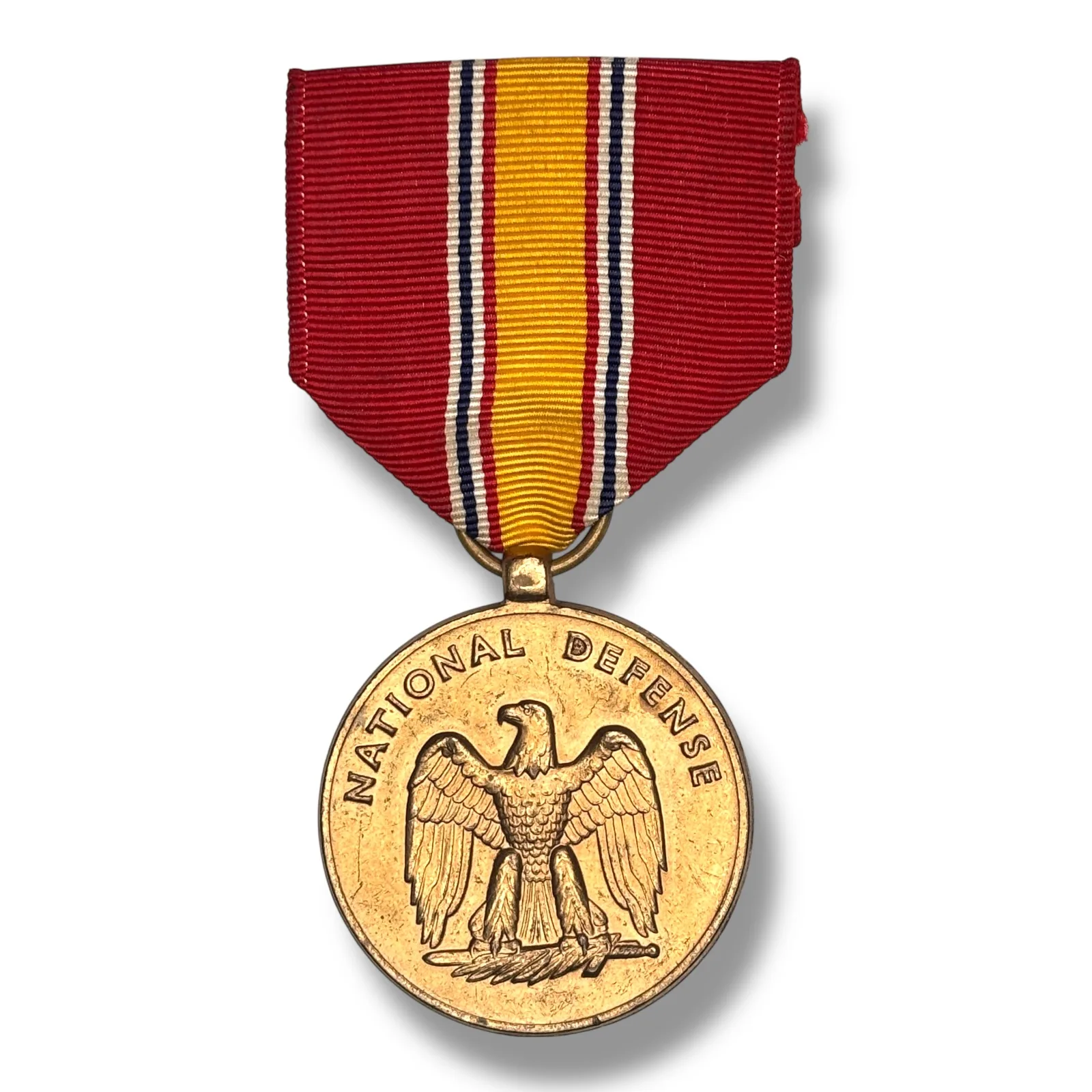 1950s US National Defense Service Medal Cold War Era Bronze Military Award 3"