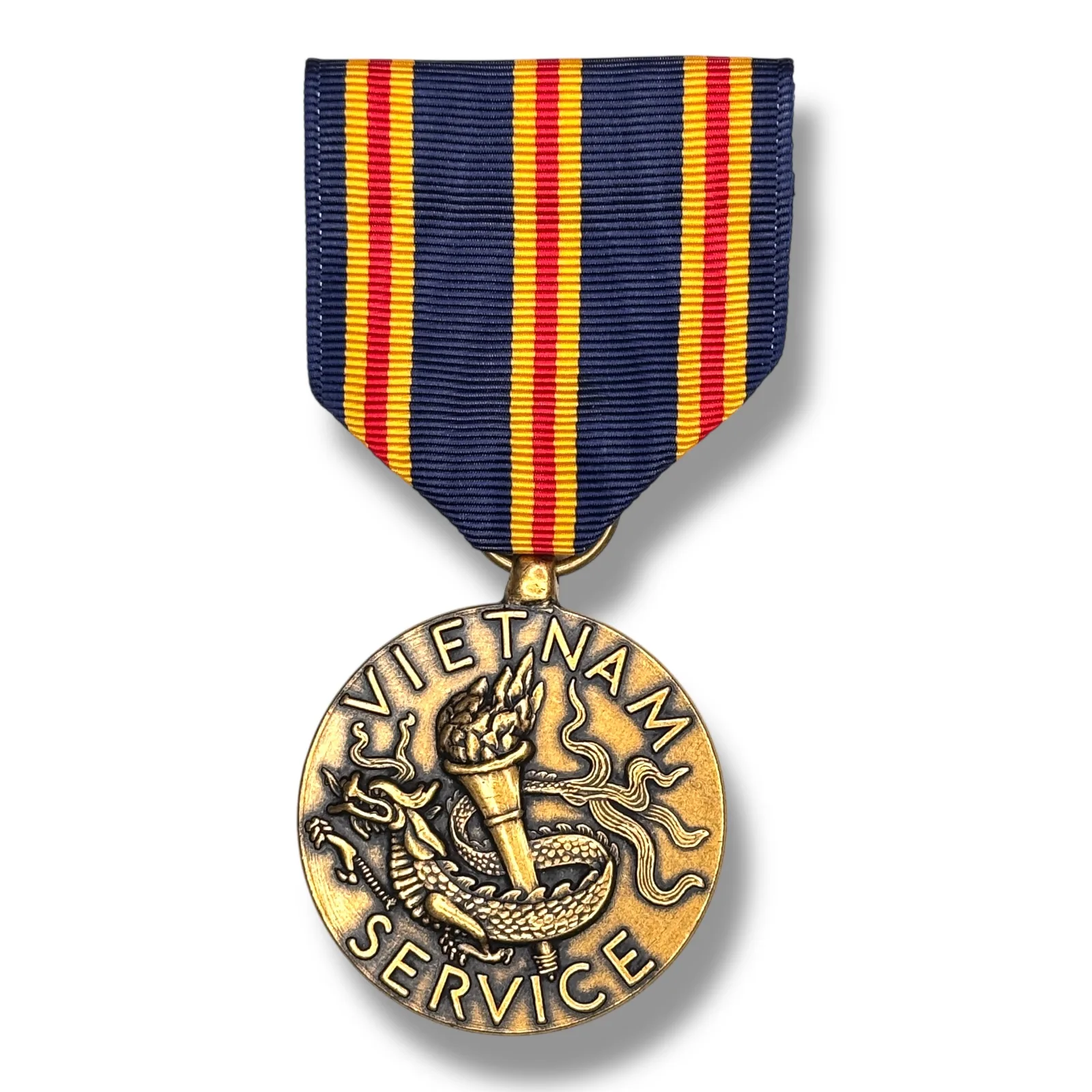 Vietnam Service Medal 1960s–1970s U.S. Military Full Size Ribbon Vietnam War