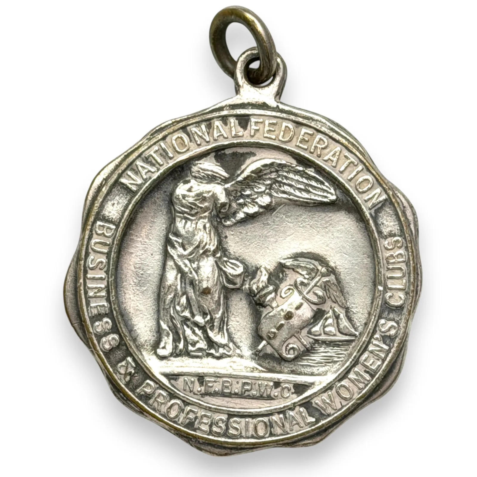 1950s National Federation Business Professional Women Medal 38mm Whitehead Hoag