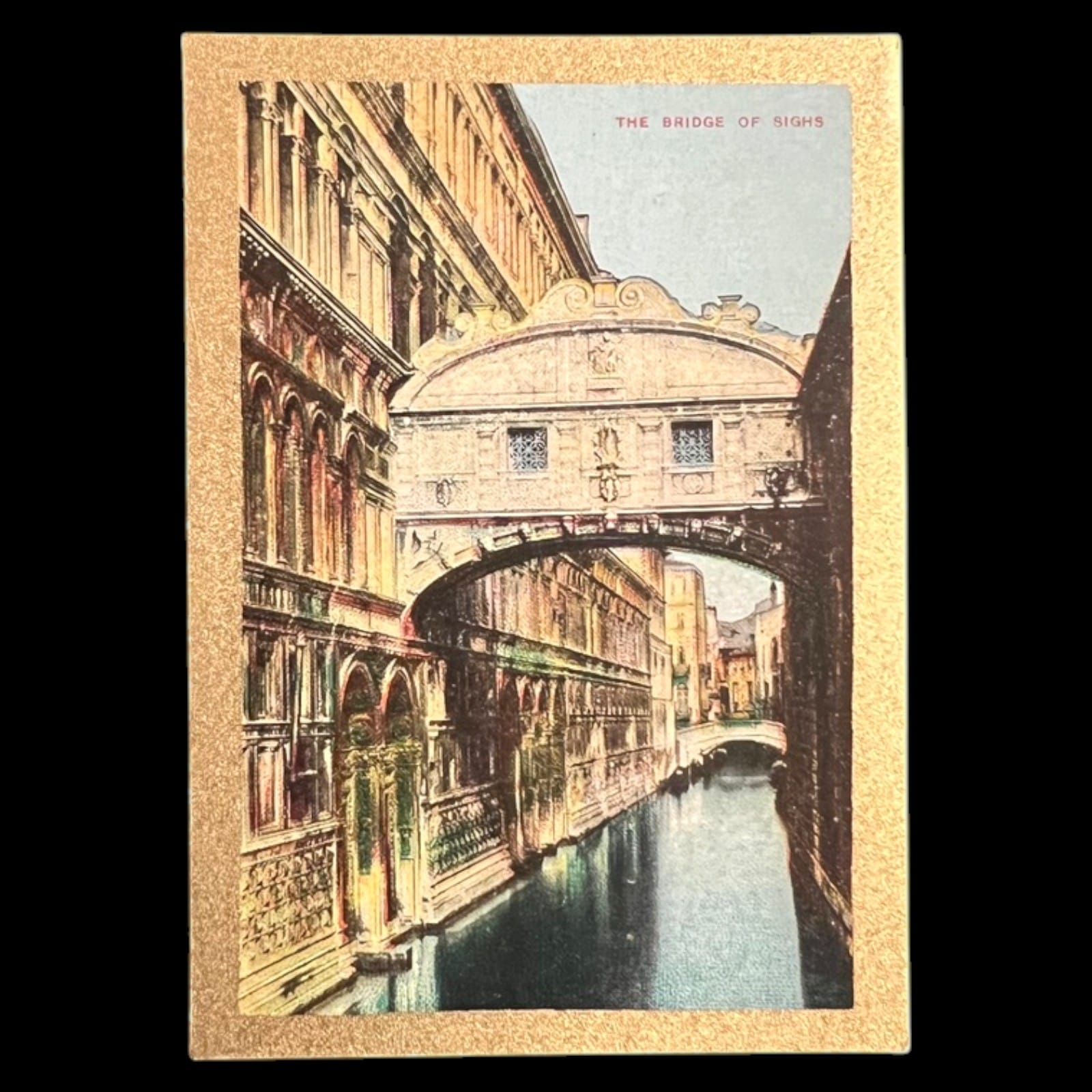 1911 Pan Handle Scrap Bridge of Sighs Sights and Scenes Series Tobacco Card EX