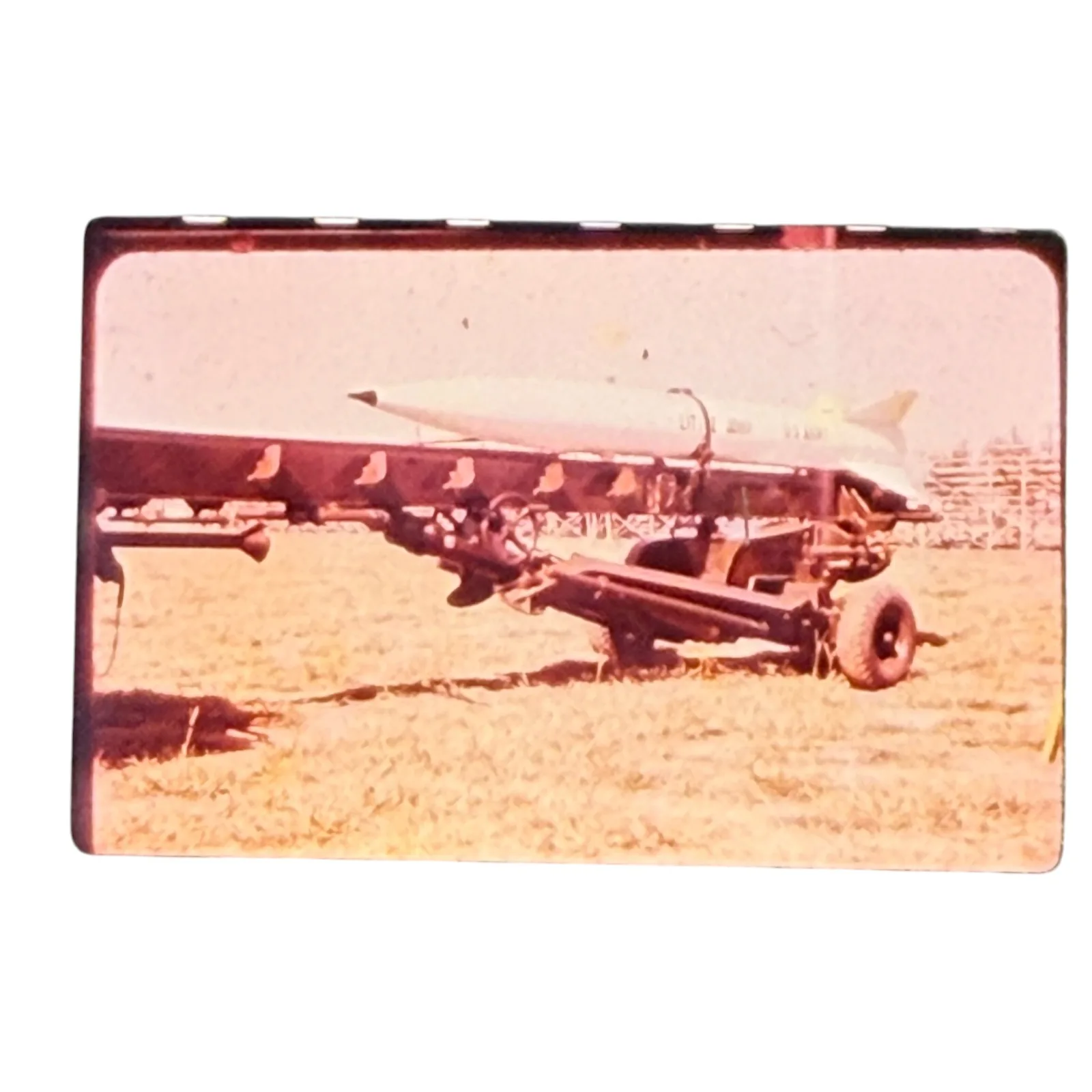 1950s US Army Corporal Missile Launcher Glass Slide Cold War Nuclear Weapons