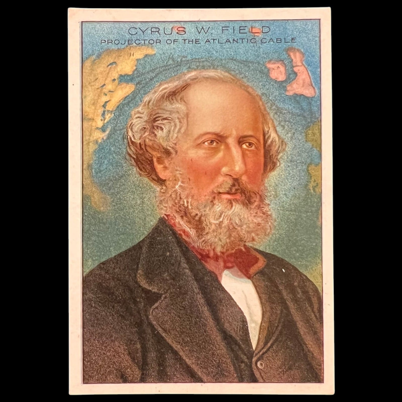 1911 Pan Handle Scrap Cyrus W. Field - Men of History 2nd Series Tobacco Card