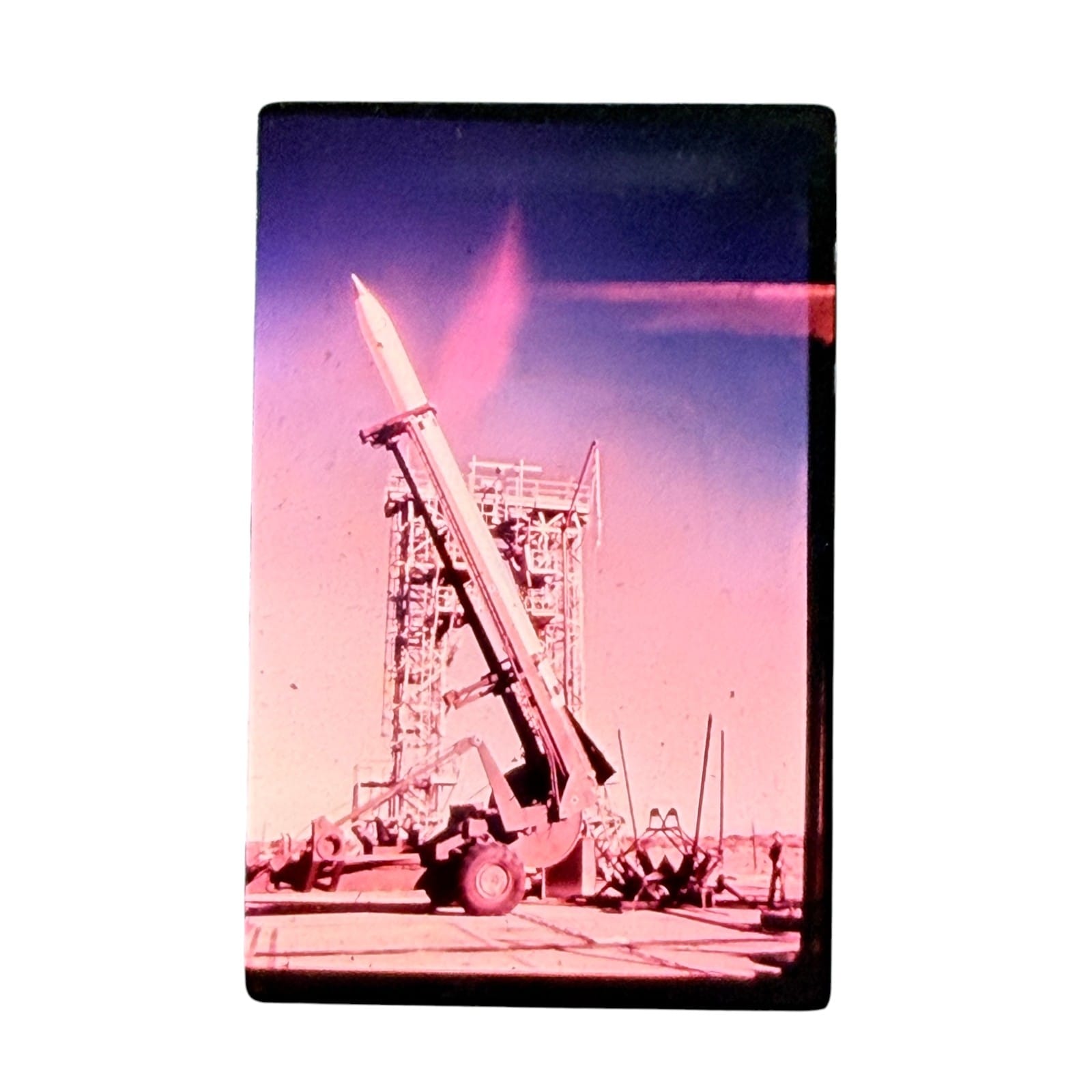 1950s US Army MGM-29 Sergeant Missile Launcher Glass Slide Cold War Nuclear