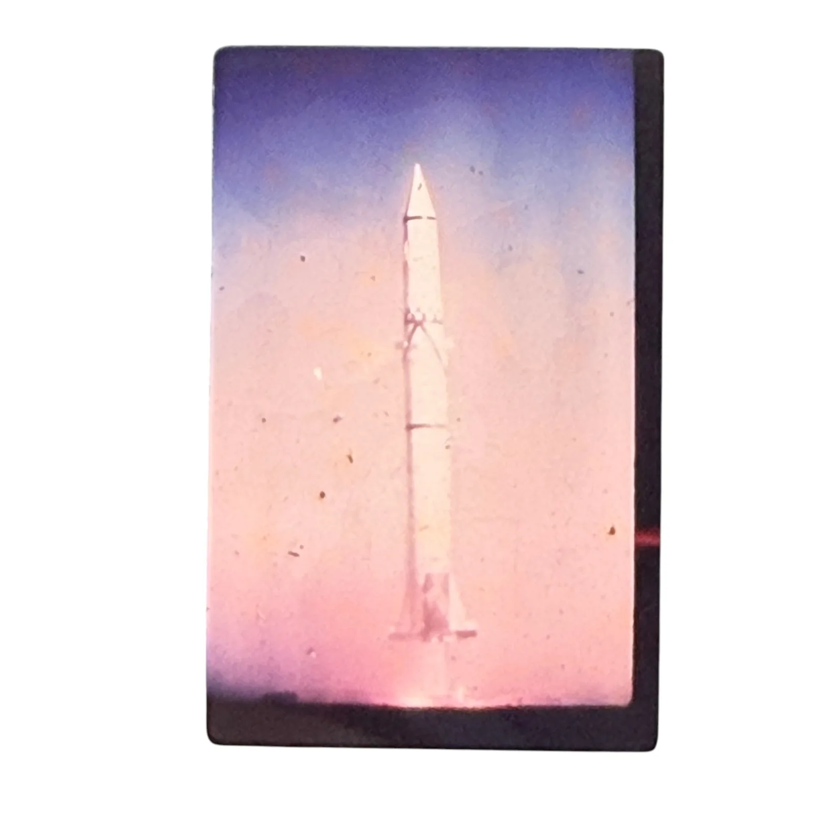 1950s US Army MGM-29 Sergeant Missile Launch Glass Slide Cold War Nuclear Weapon
