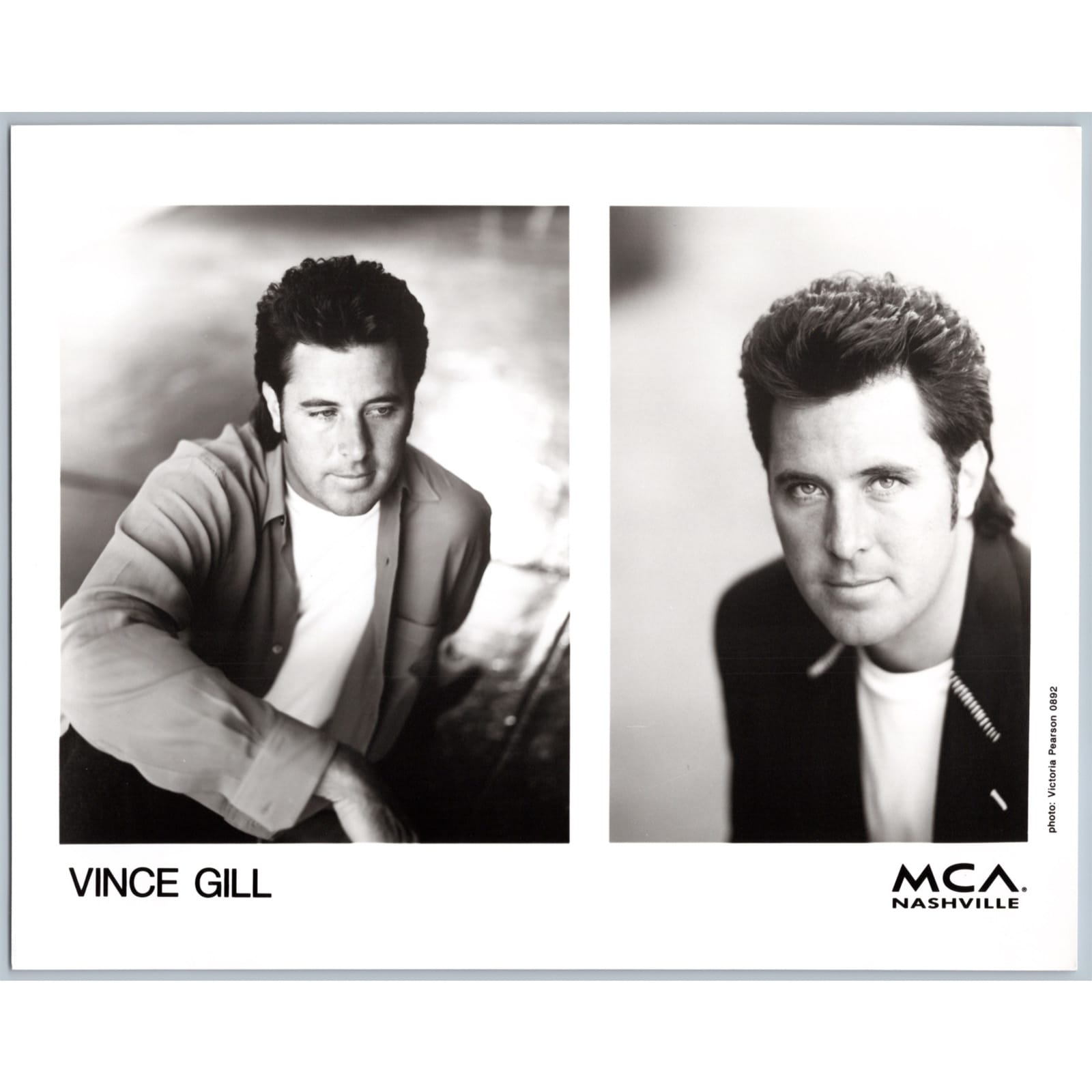 Vince Gill American Country Singer Songwriter Grammys 80s-90s Music Press Photo