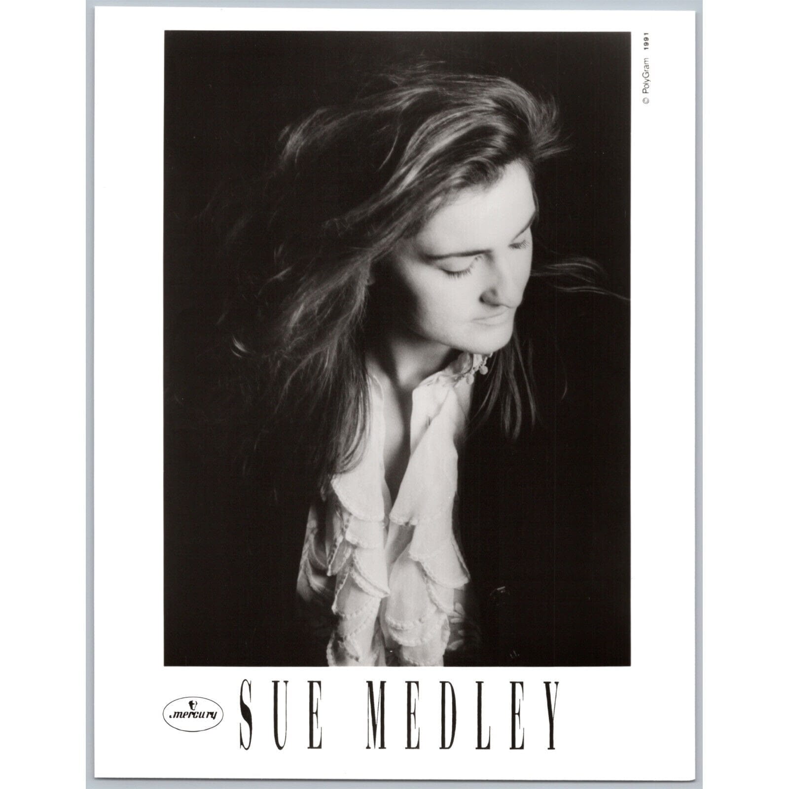 Sue Medley Canadian Rock Blues Folk Singer Songwriter 80s-90s Music Press Photo