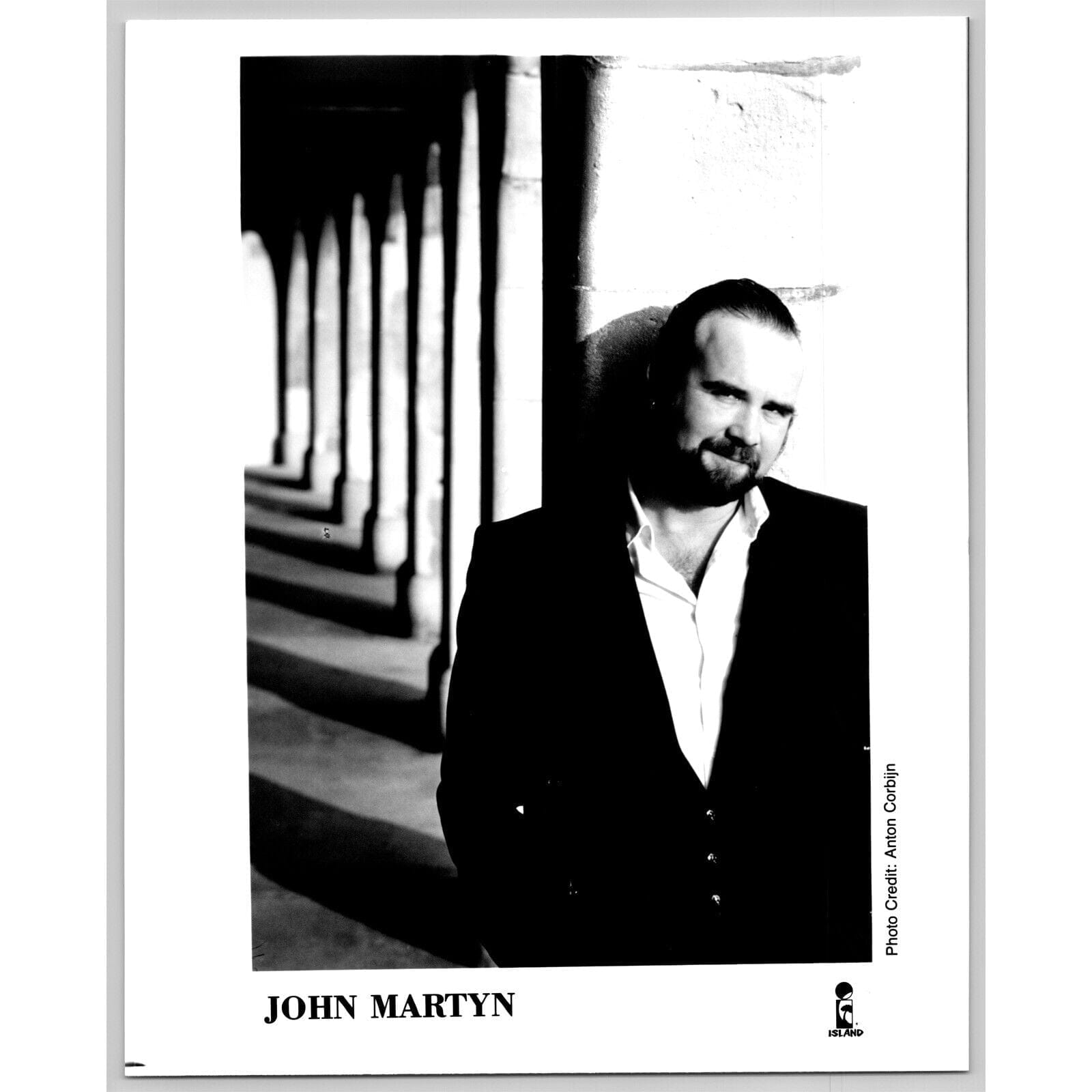 John Martyn British Folk Jazz Blues Singer Guitarist 80s-90s Music Press Photo