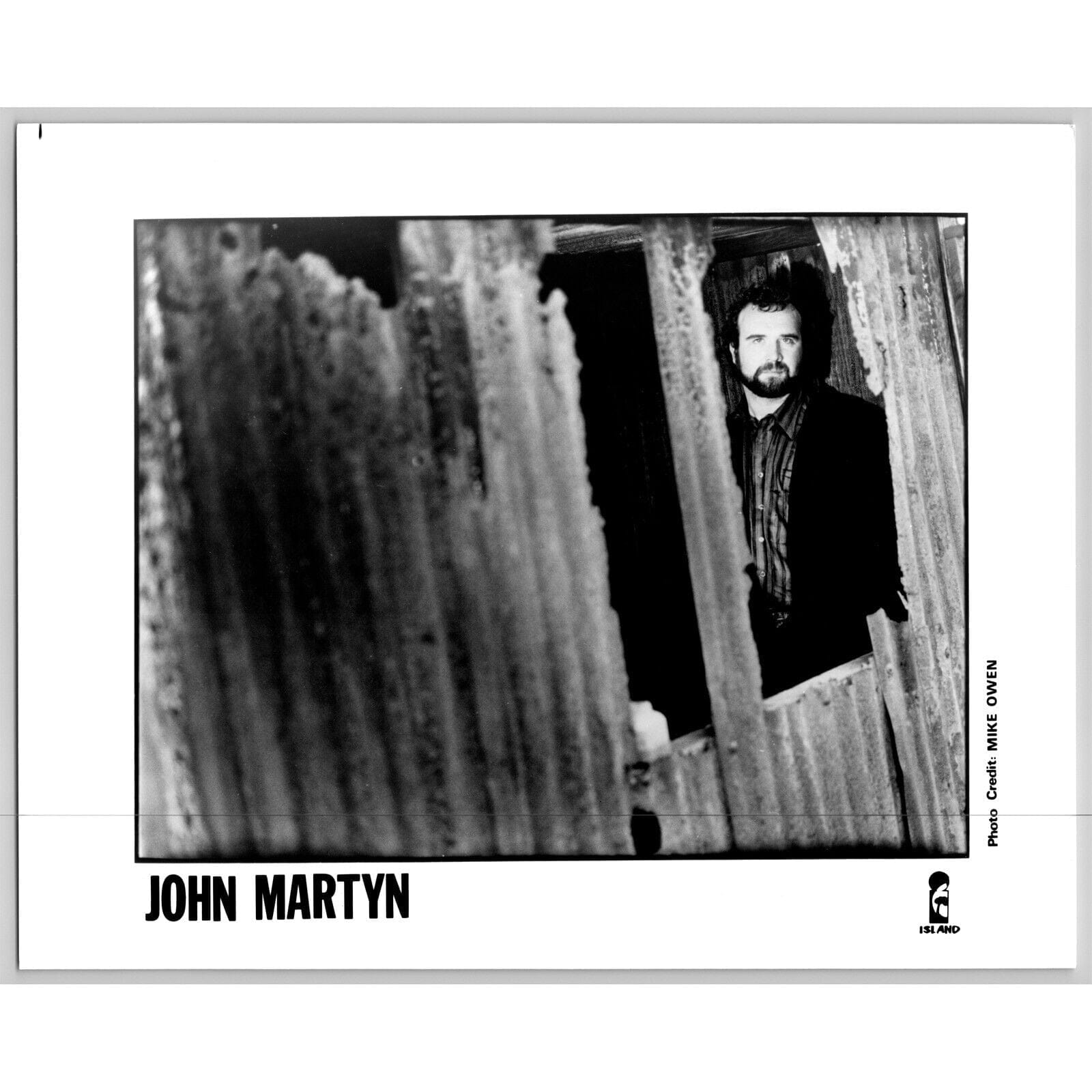 John Martyn British Folk Jazz Blues Singer Guitarist 80s-90s Music Press Photo