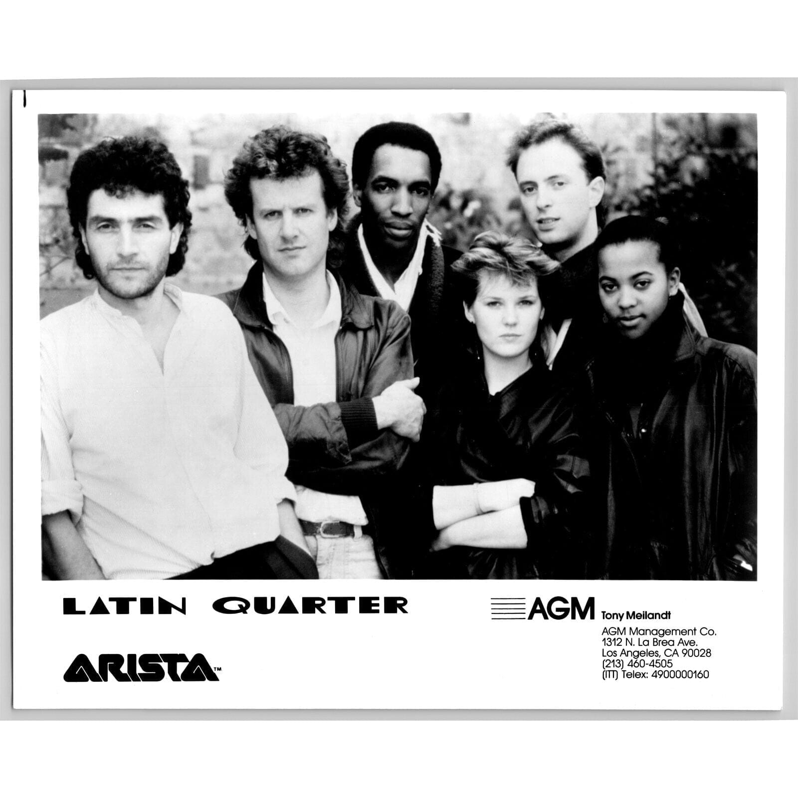 Latin Quarter British Rock Reggae Political 80s-90s Glossy Music Press Photo