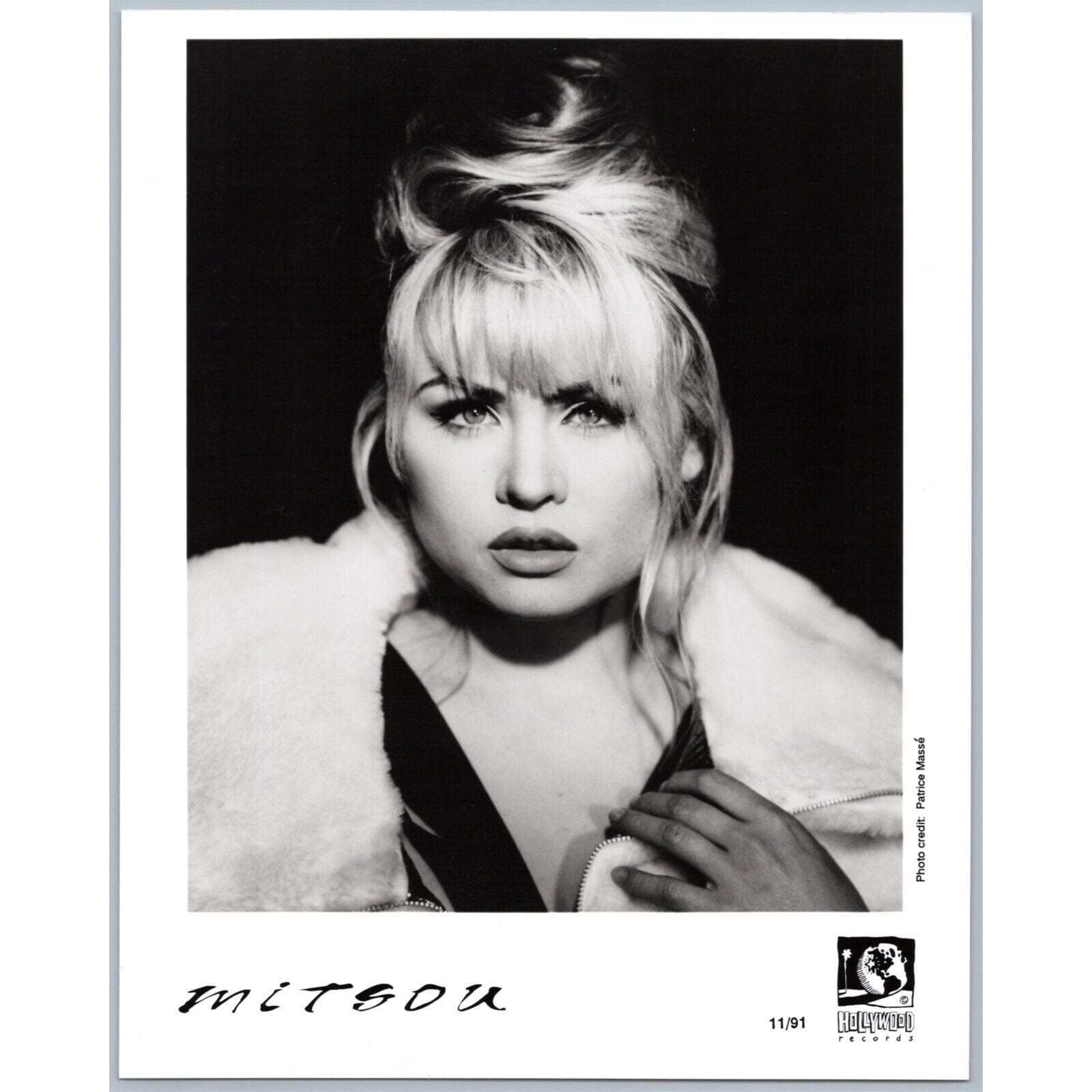 Mitsou Marie-Michele Desrosiers Canadian Pop Rock Singer 1991 Music Press Photo