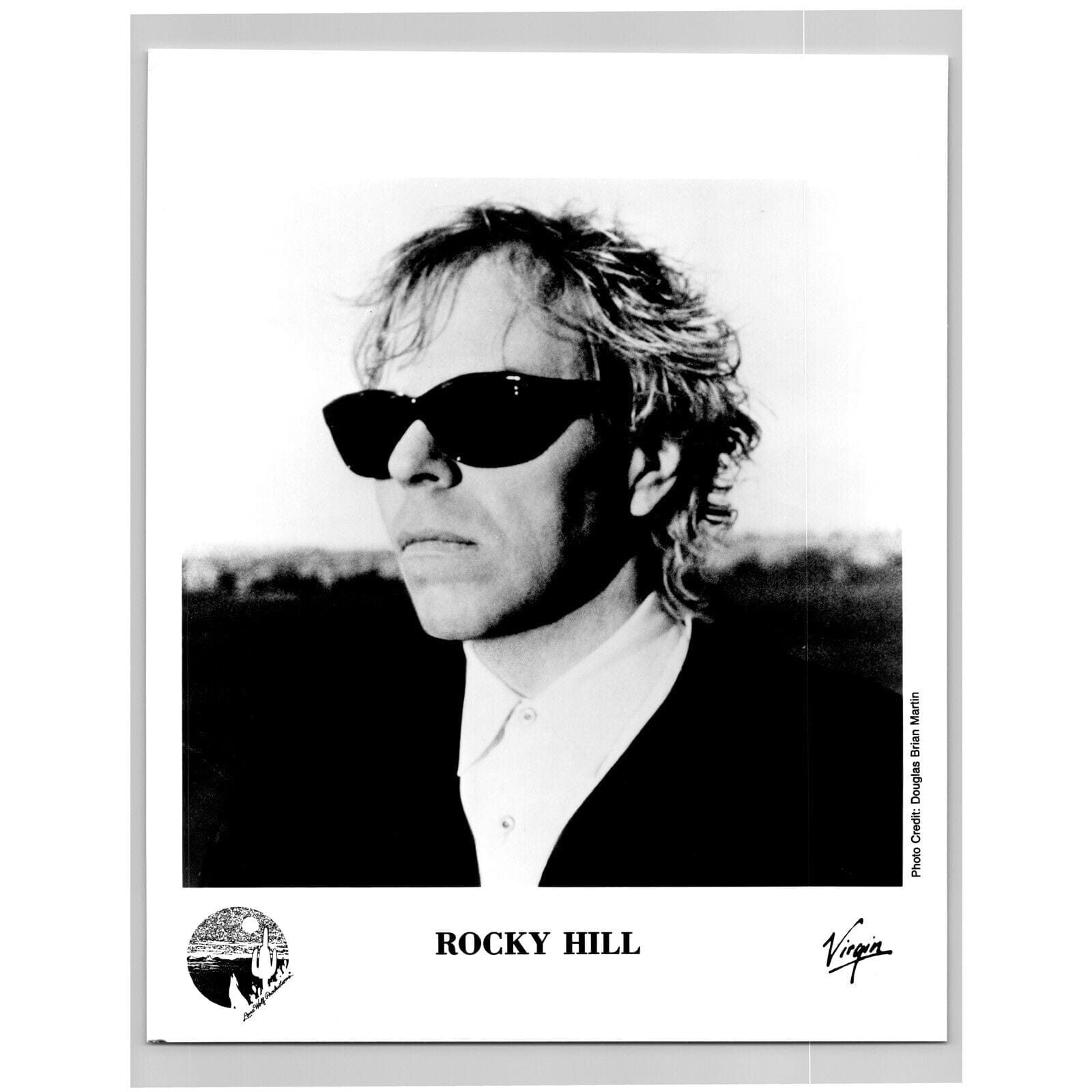 Rocky Hill American Blues Guitarist Singer 80s-90s Glossy Music Press Photo