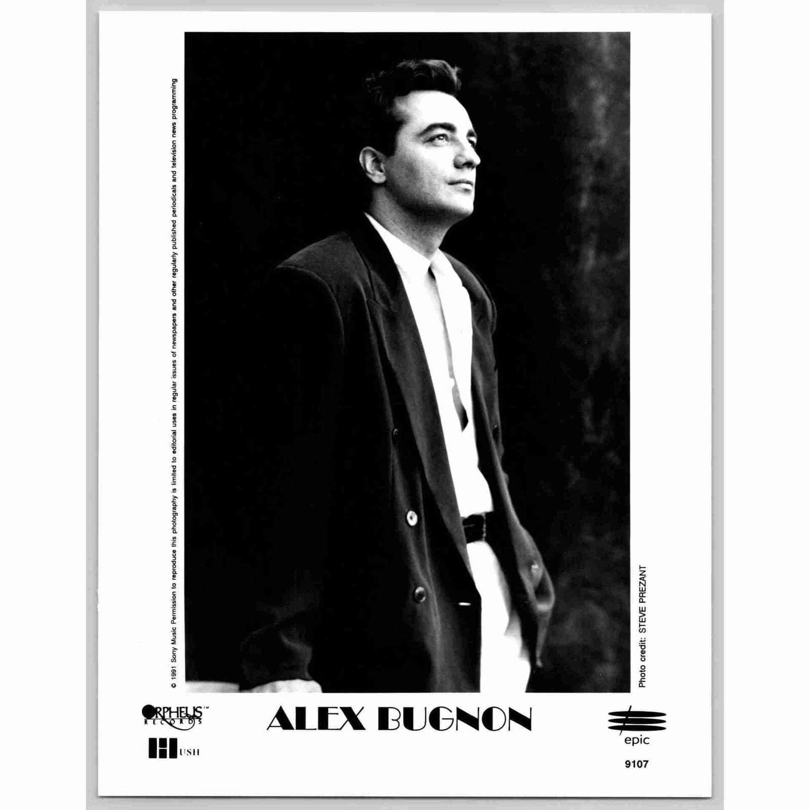 Alex Bugnon Swiss Jazz Pianist Composer 80s-90s Glossy Music Press Photo