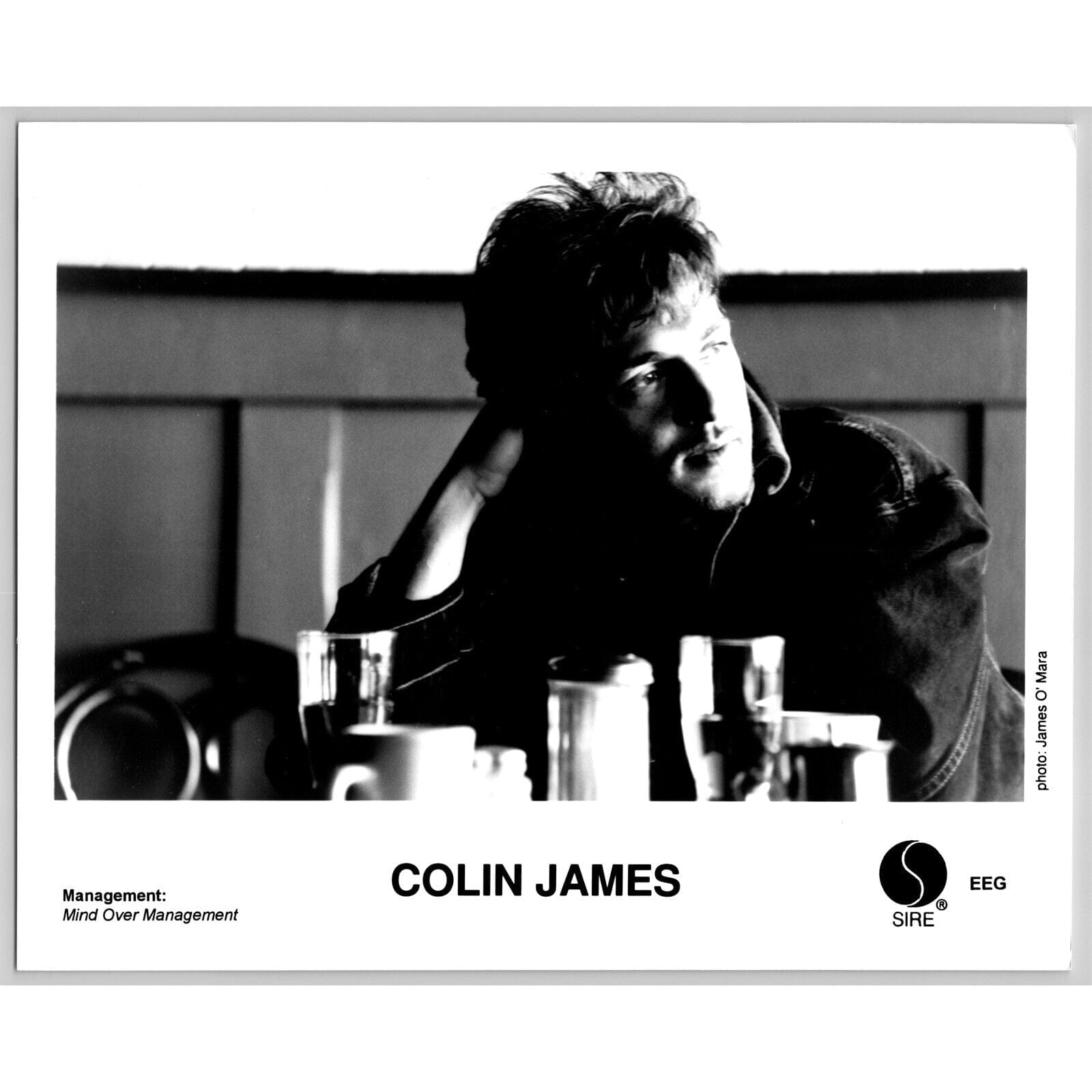 Colin James Canadian Blues Rock Singer Guitarist 80s-90s Music Press Photo