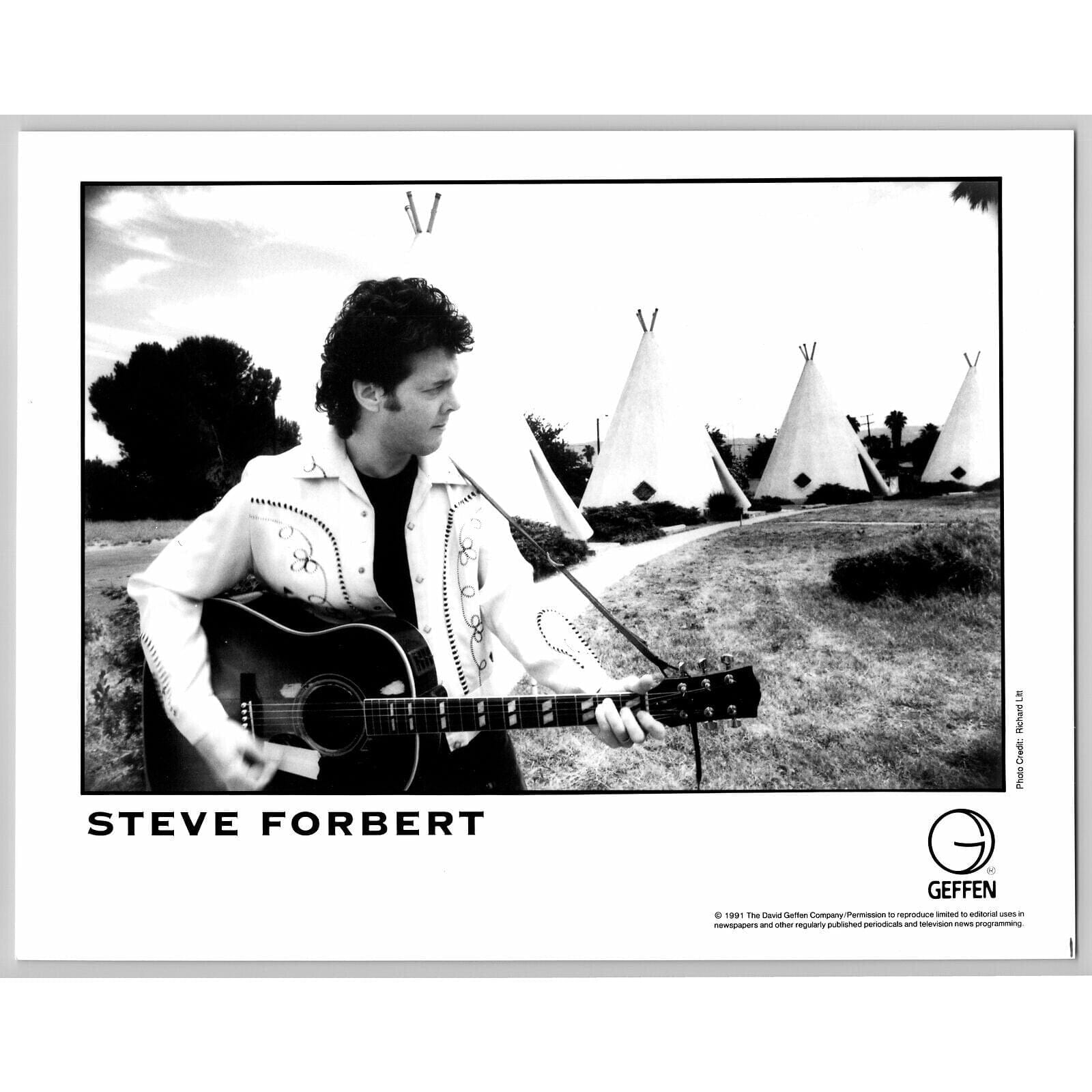 Steve Forbert American Pop Singer/Songwriter 80s-90s Glossy Music Press Photo