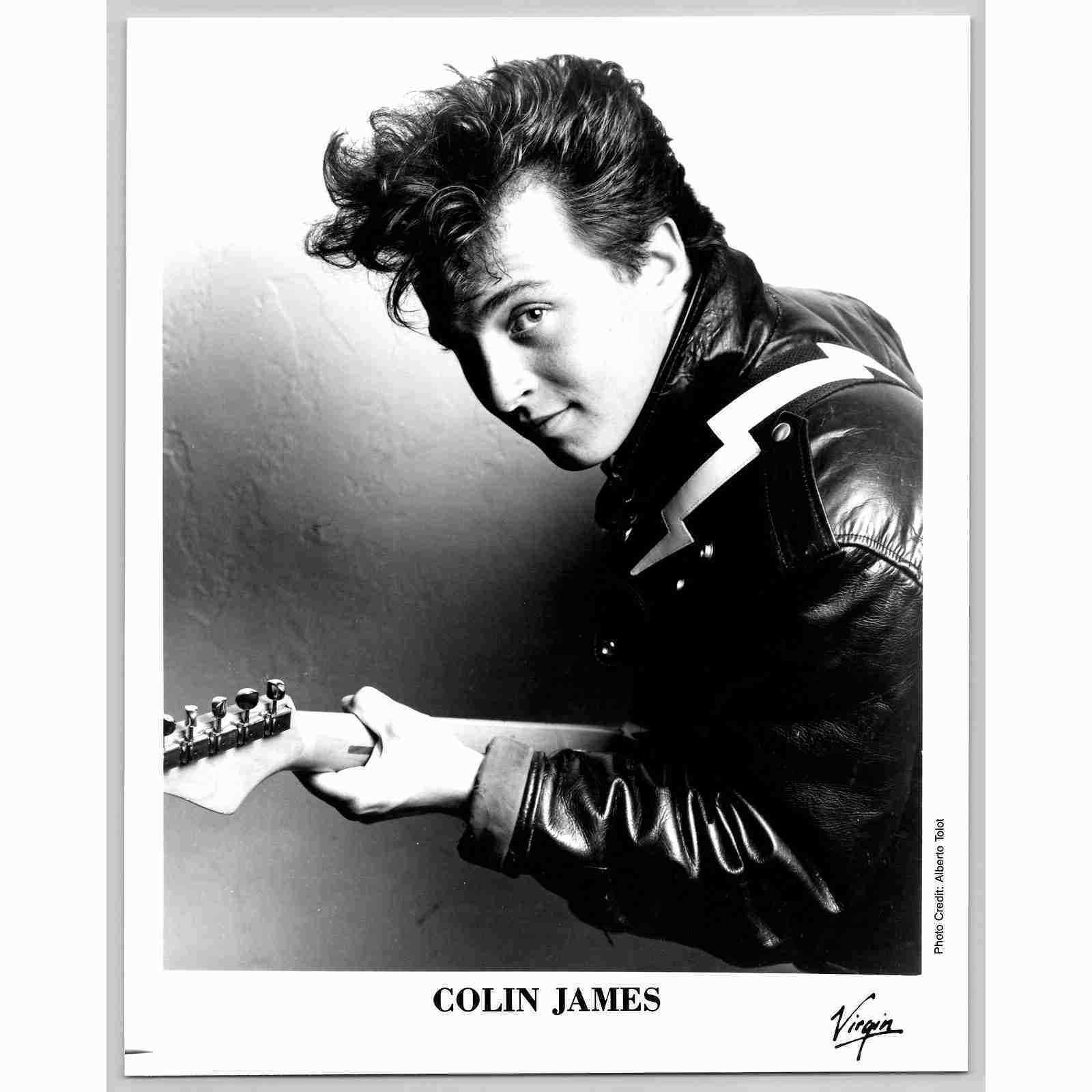 Colin James Canadian Rock/Blues Singer Composer 80s-90s Glossy Music Press Photo