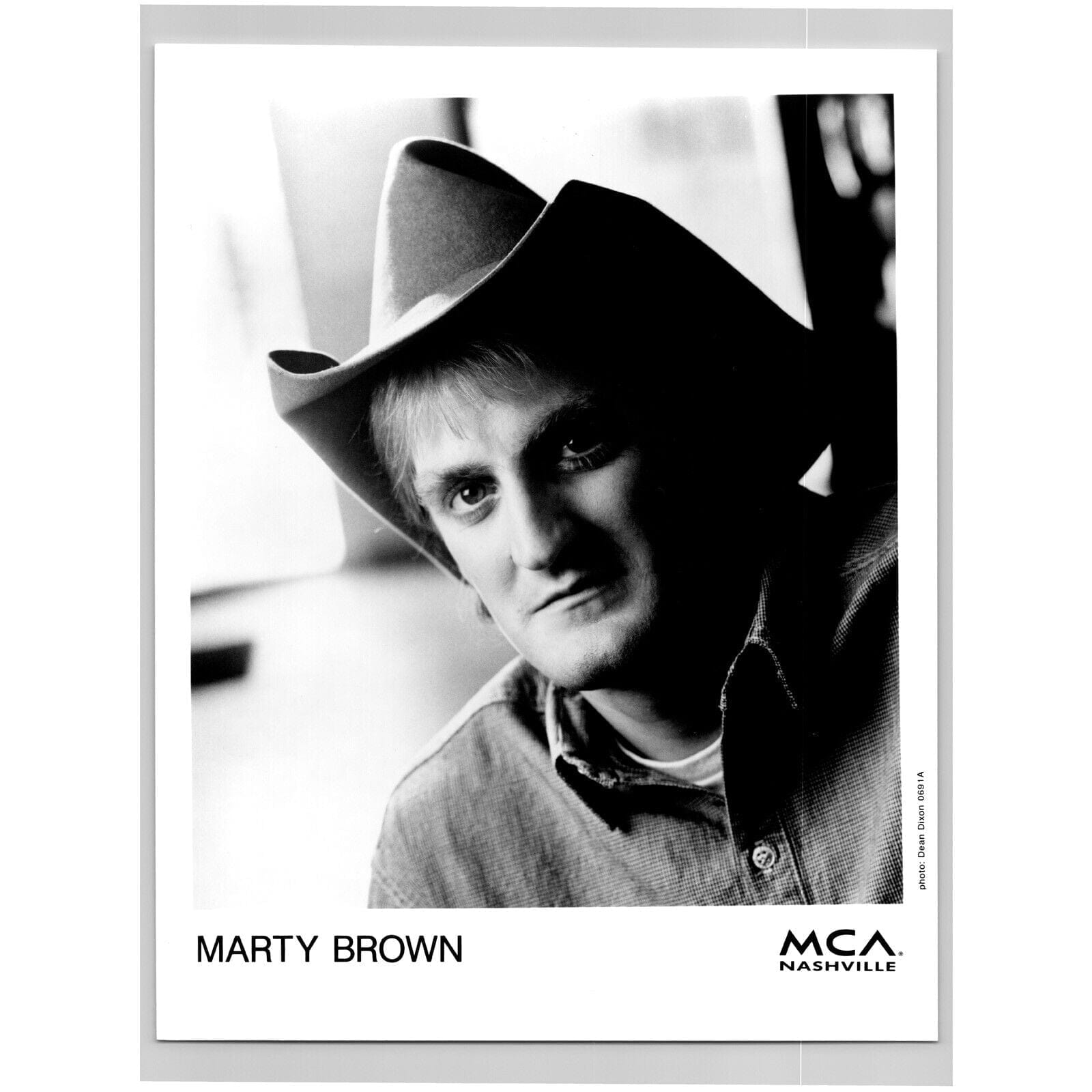Marty Brown America's Got Talent Country Singer 80s-90s Glossy Music Press Photo
