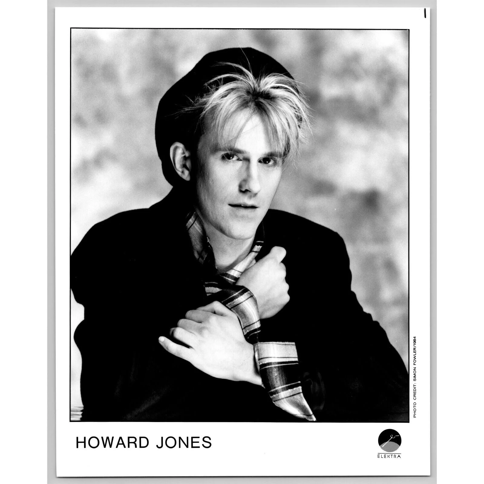 Howard Jones British Synth-Pop New Wave Singer 80s-90s Glossy Music Press Photo